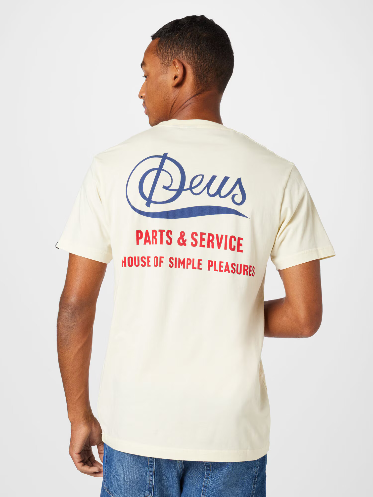 DEUS EX MACHINA Tricou 'Sparks' albastru regal / roși aprins / alb - Pled.ro