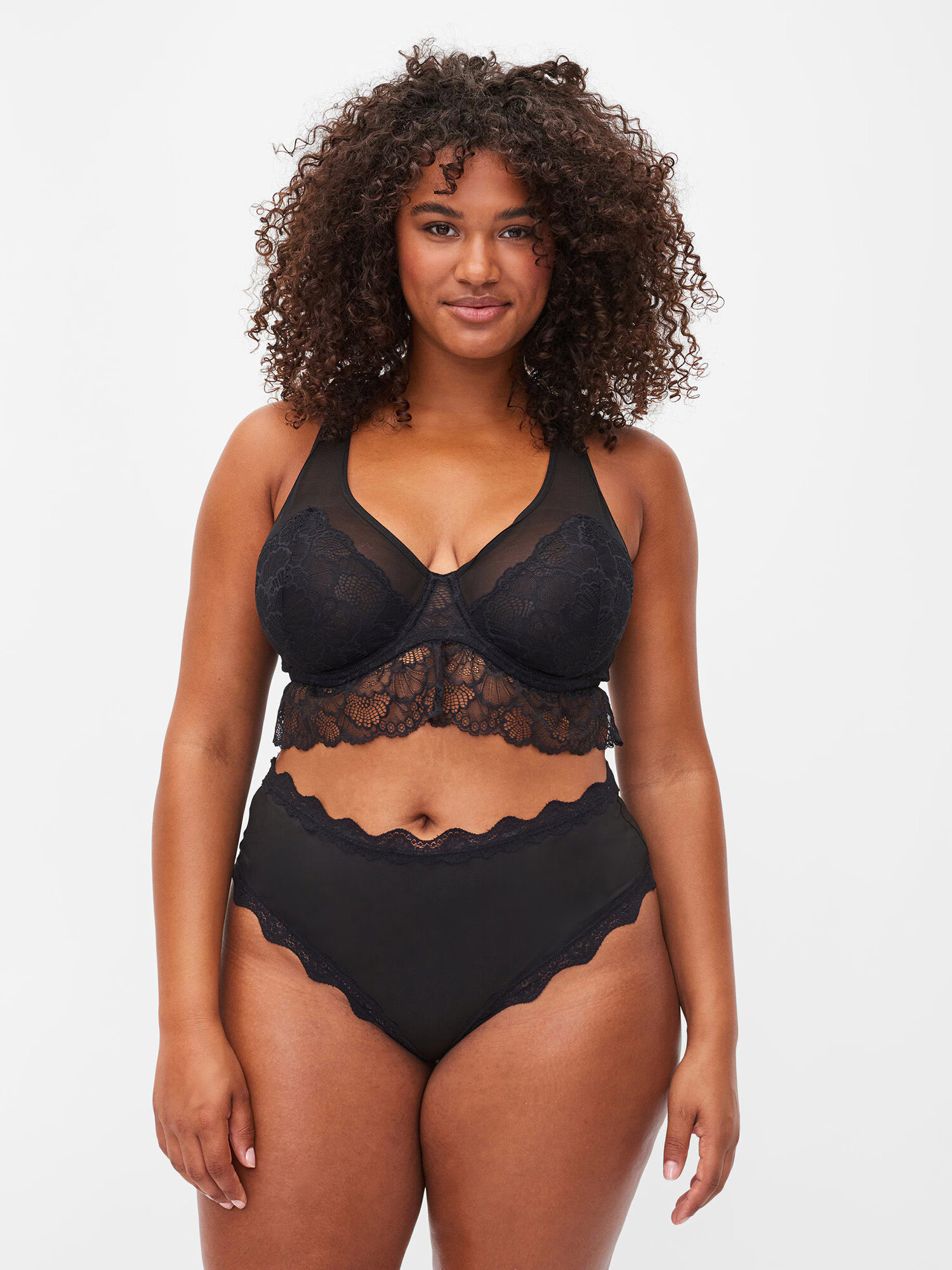 Devoted by Zizzi Sutien 'BONY' negru - Pled.ro