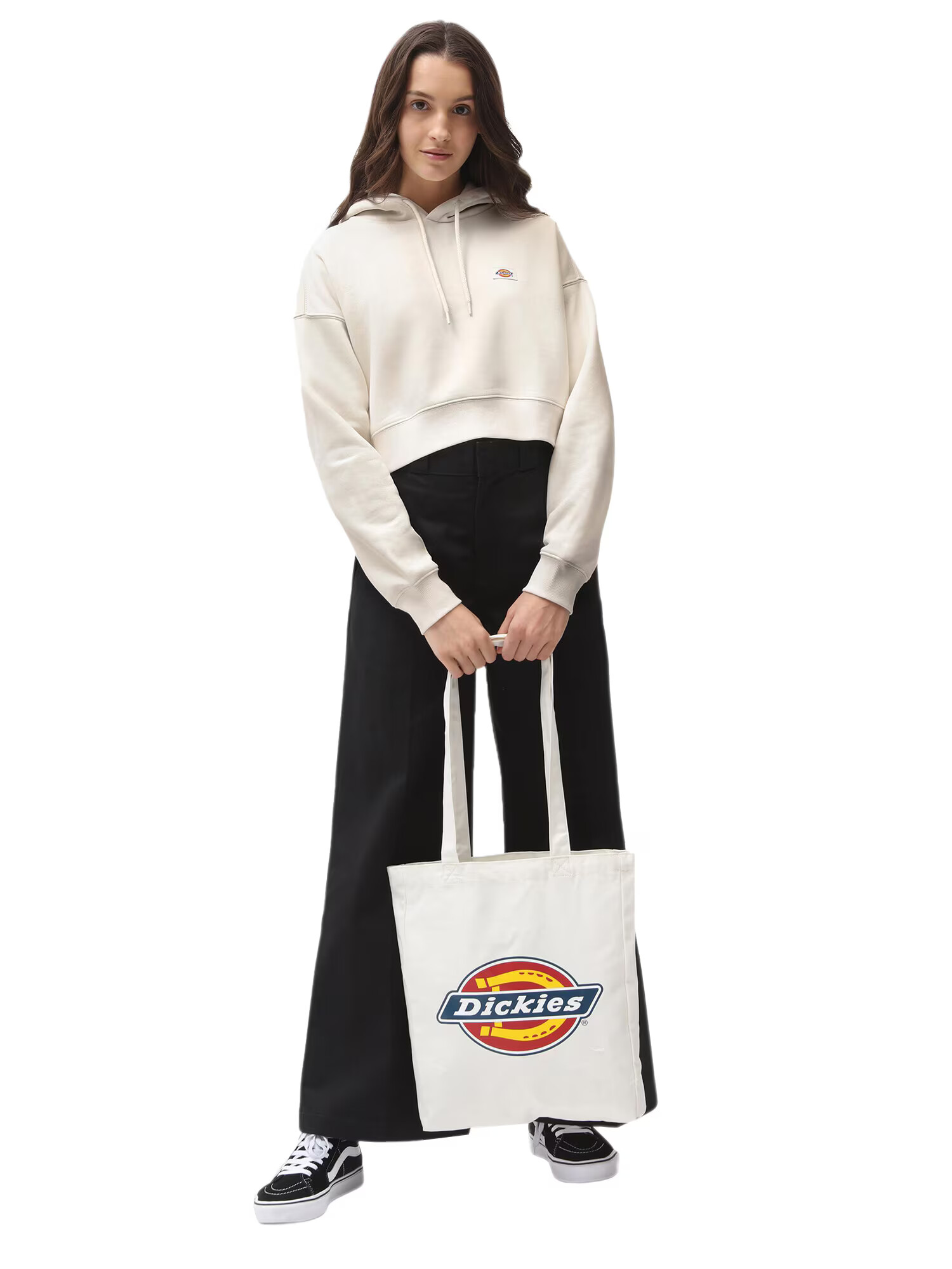 DICKIES Bluză de molton 'Oakport' portocaliu / roșu / alb - Pled.ro