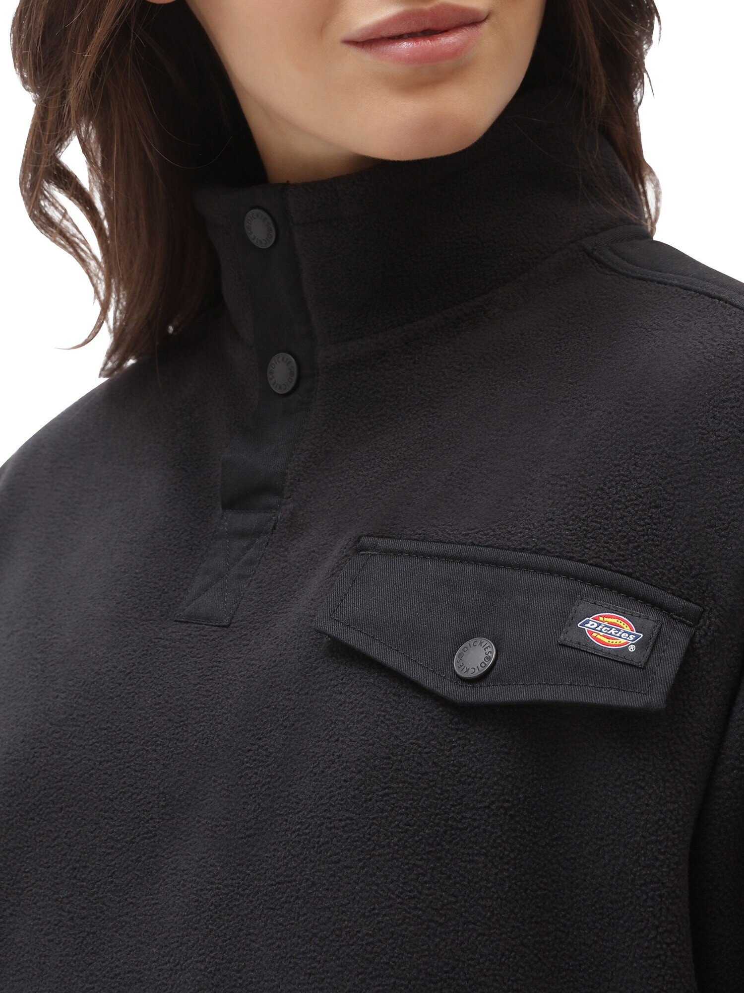 DICKIES Bluză de molton 'PORT ALLEN' negru - Pled.ro