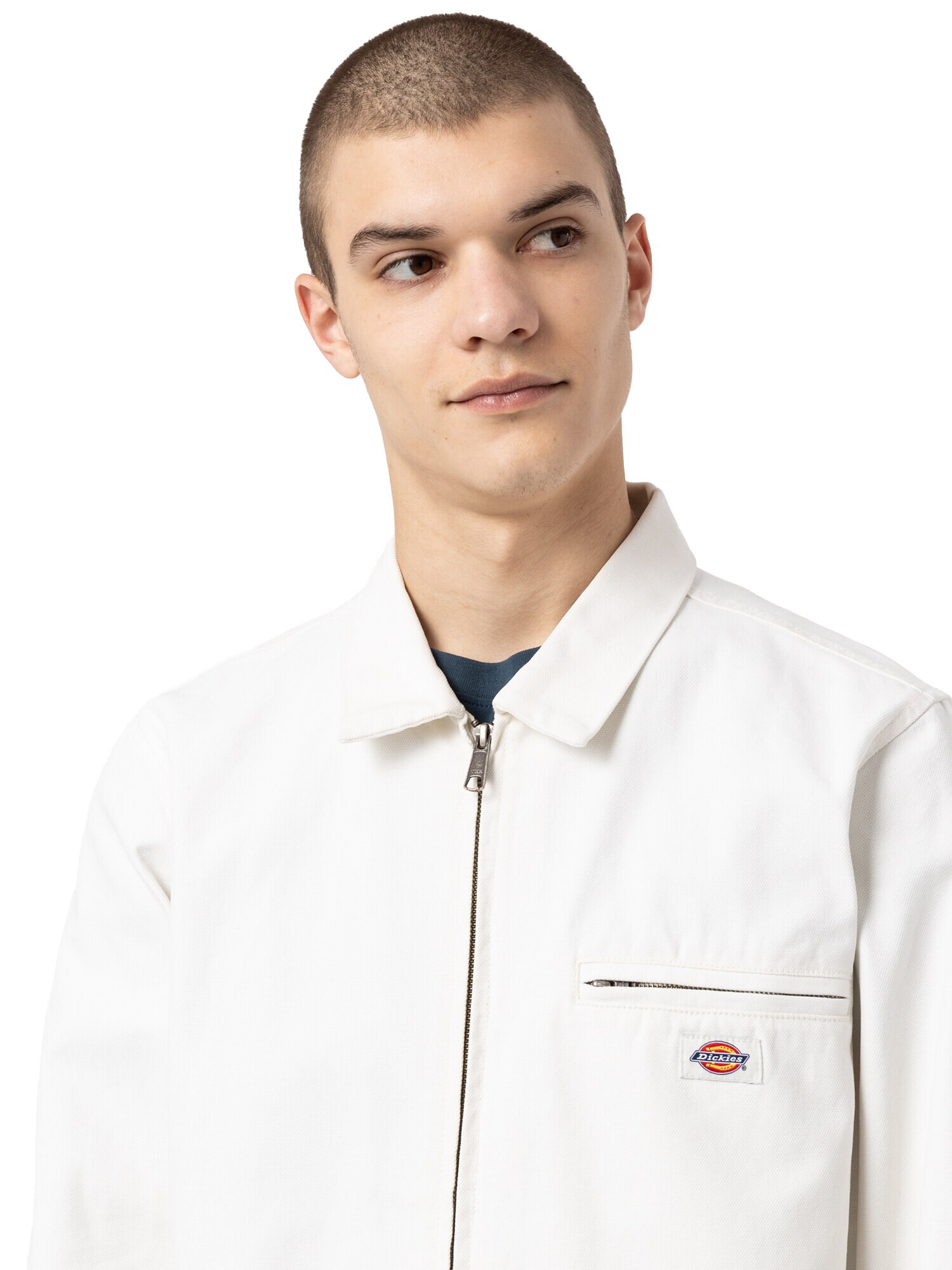 DICKIES Geacă de primăvară-toamnă 'DUCK' alb - Pled.ro