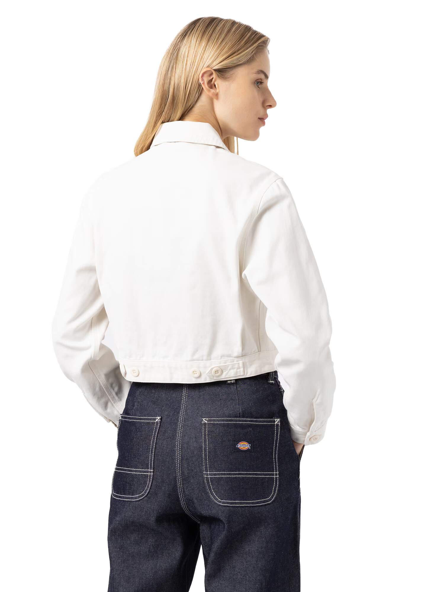 DICKIES Geacă de primăvară-toamnă 'DUCK' alb - Pled.ro