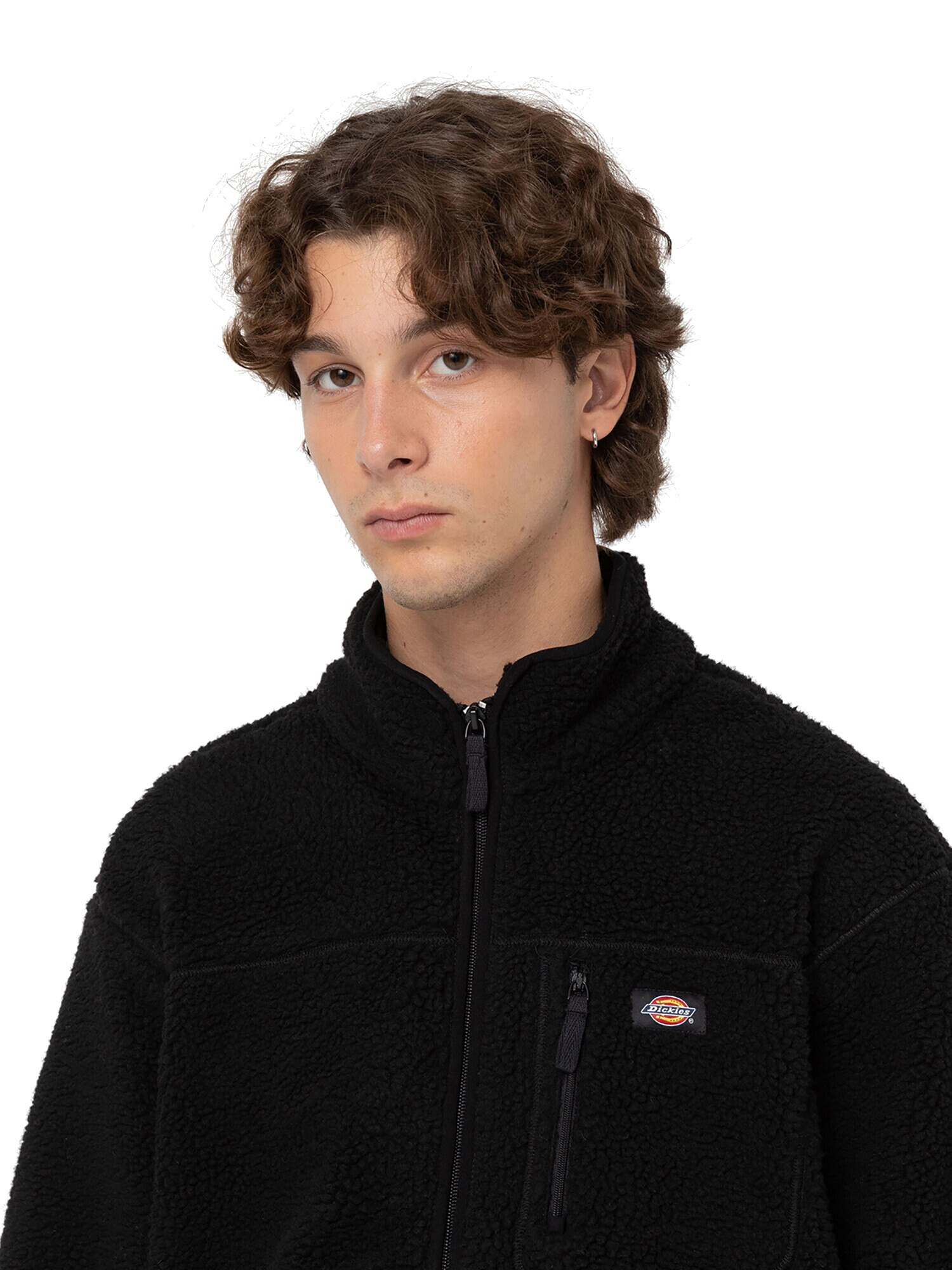 DICKIES Jachetă fleece ''HOPE' negru - Pled.ro