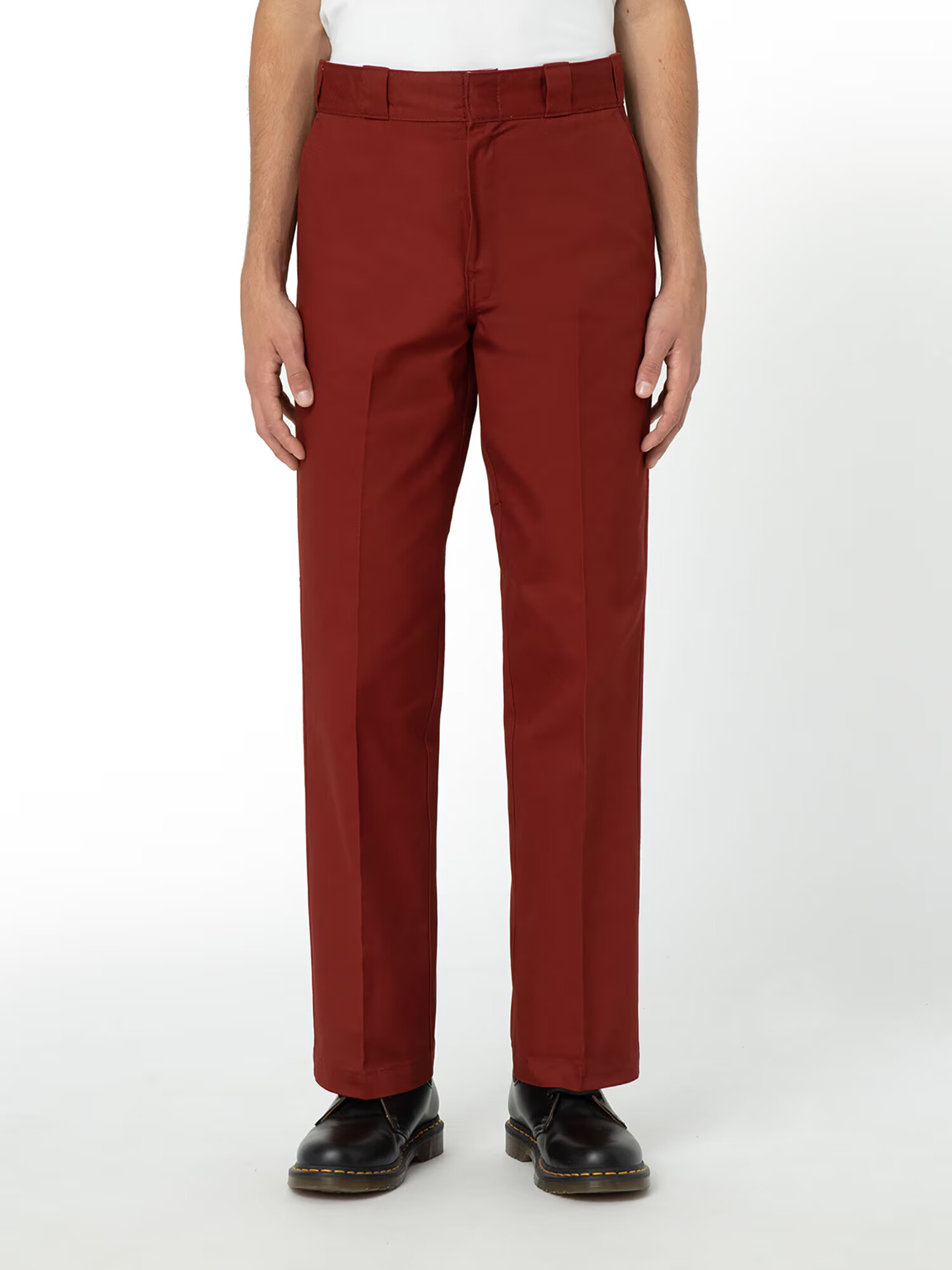 DICKIES Pantaloni '874 WORK' roșu burgundy - Pled.ro