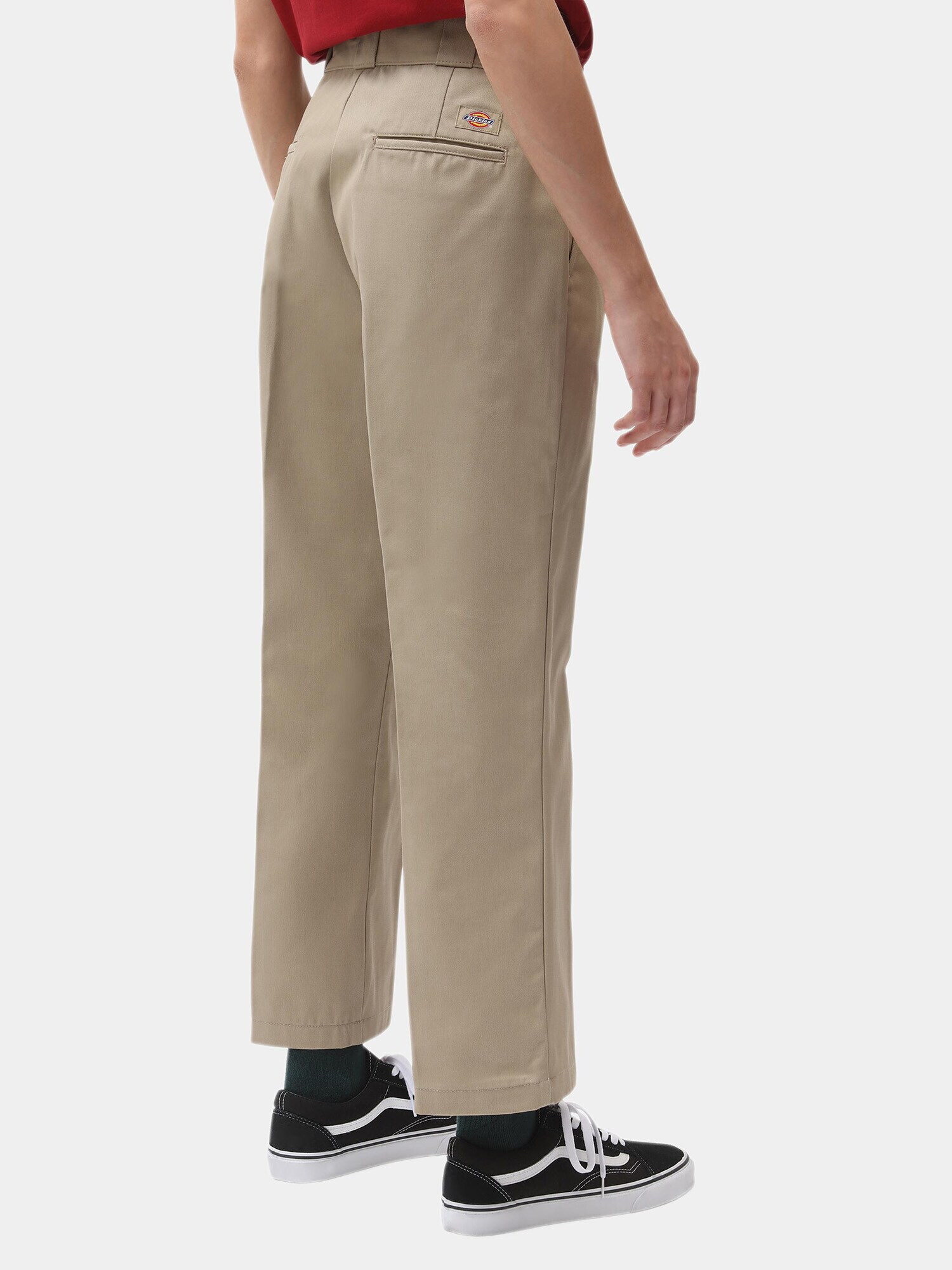 DICKIES Pantaloni cu dungă '874 Cropped' bej închis - Pled.ro