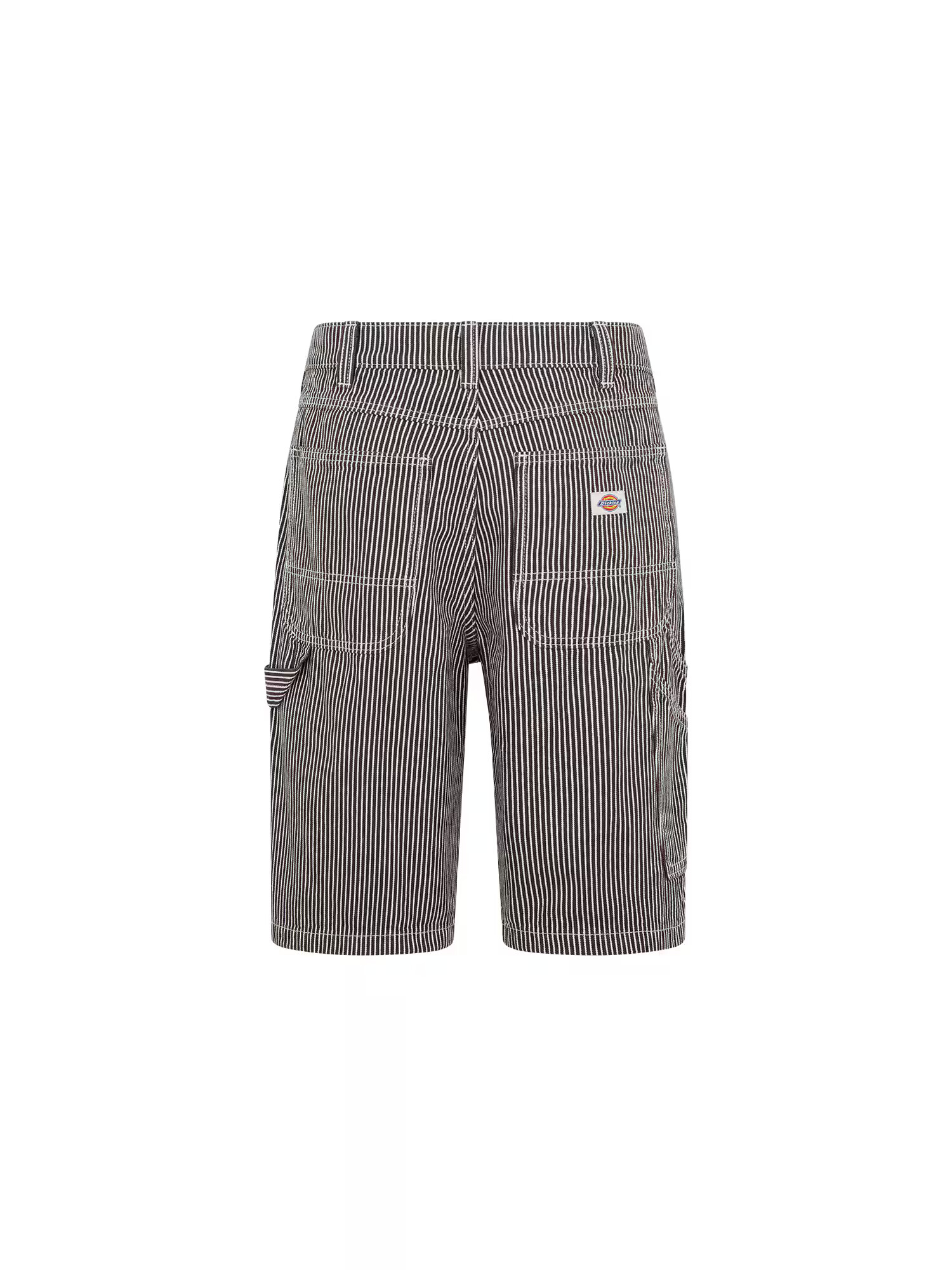 DICKIES Pantaloni 'Hickory' maro mokka / alb - Pled.ro