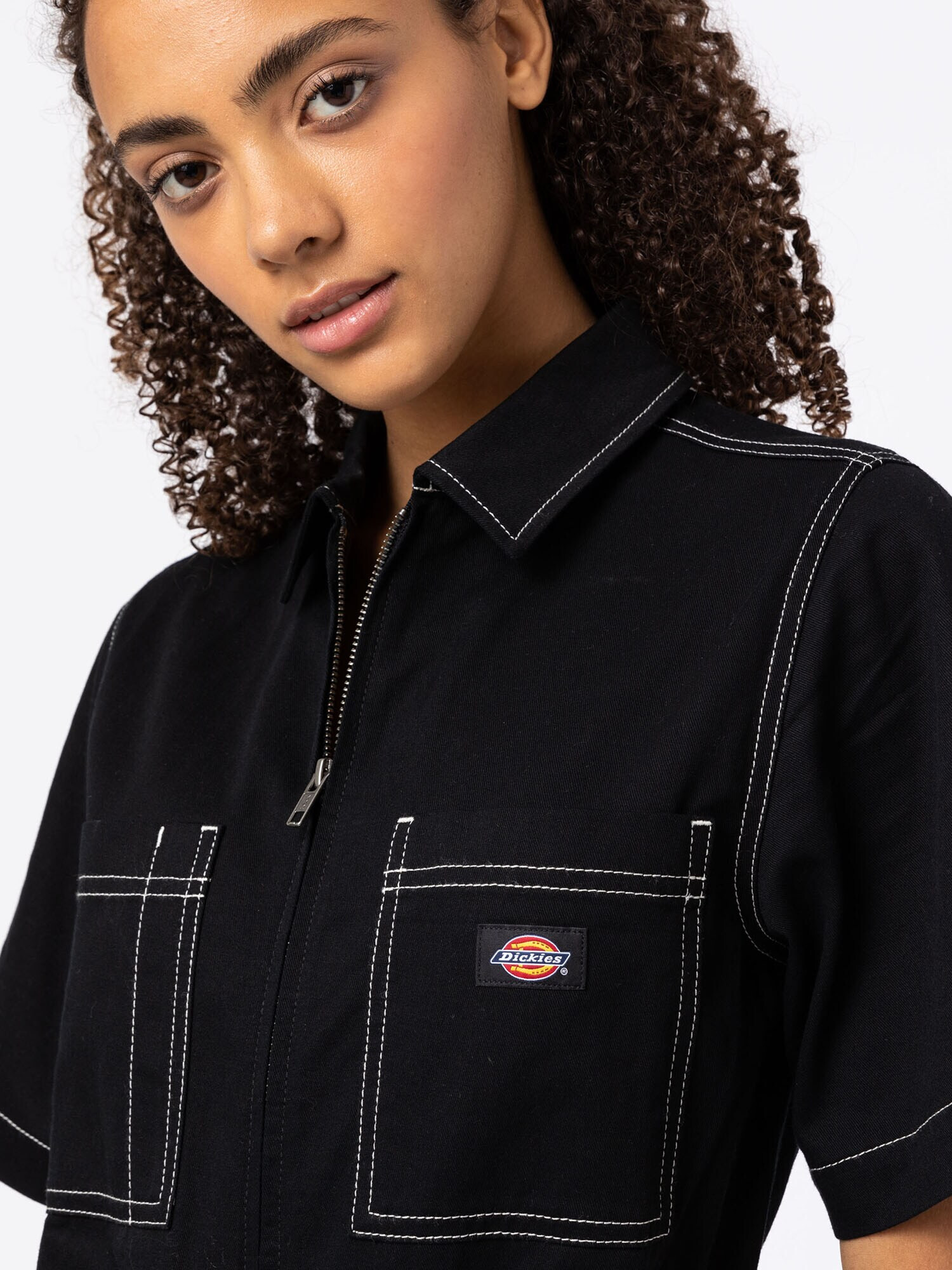 DICKIES Salopeta 'Florala' negru - Pled.ro