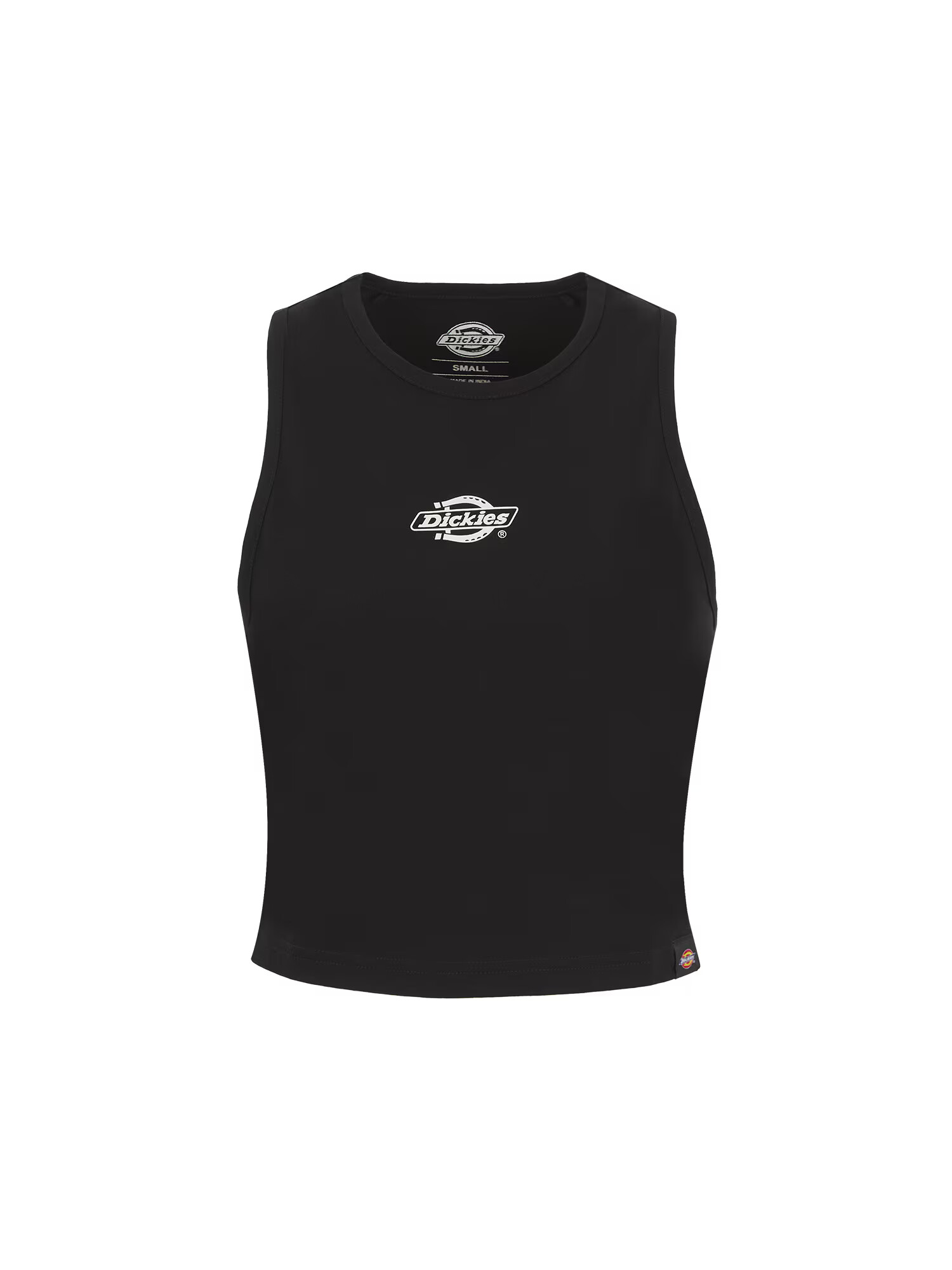 DICKIES Top 'Powers' negru / alb - Pled.ro