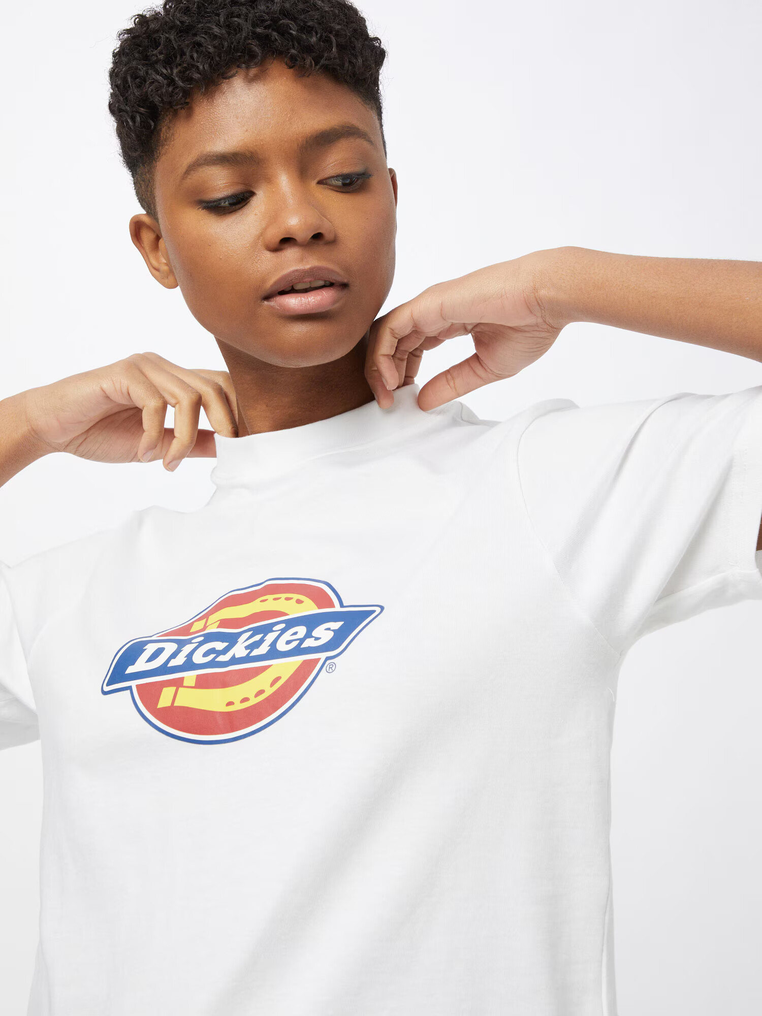 DICKIES Tricou albastru / galben / roșu / alb - Pled.ro