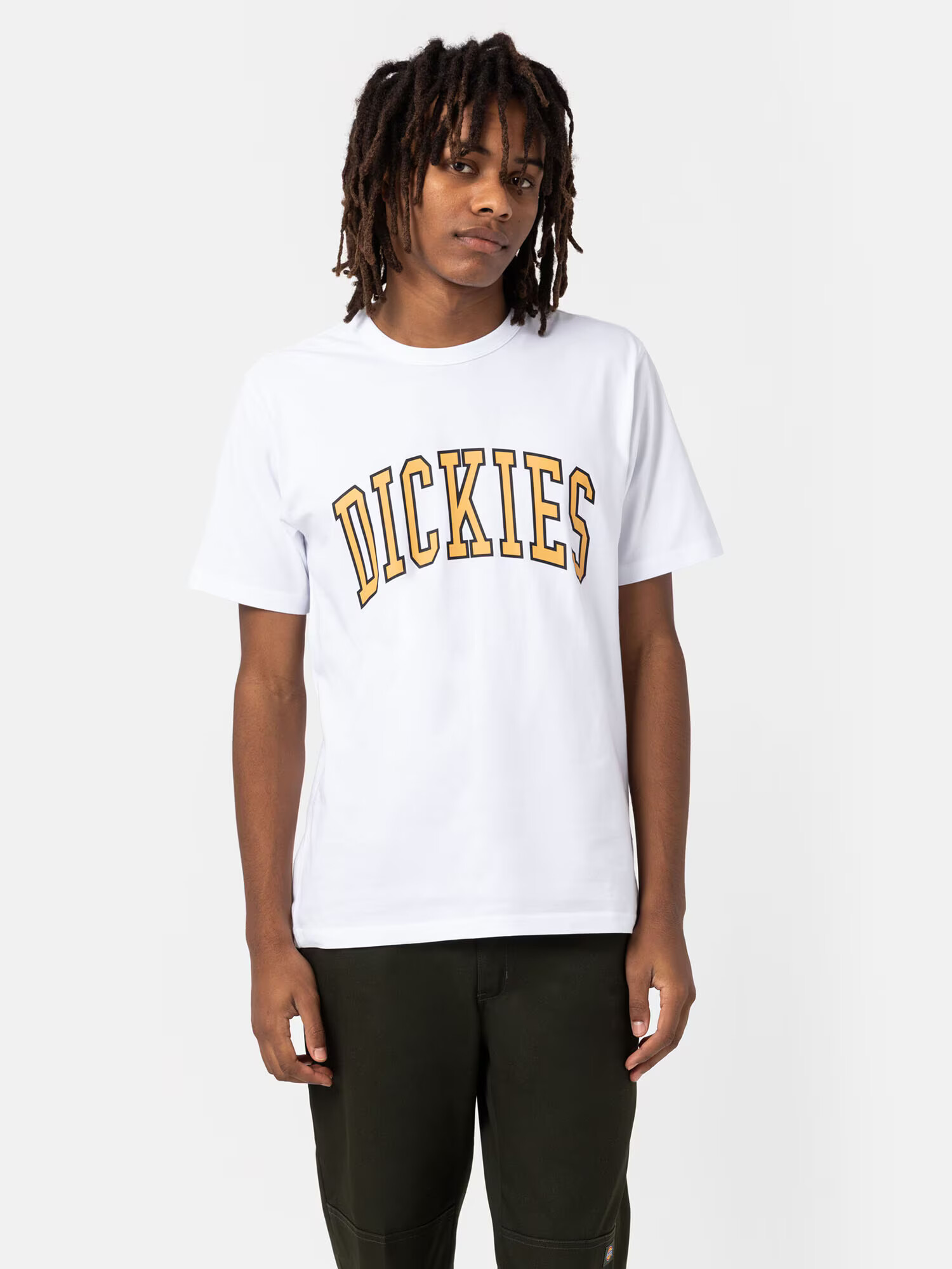 DICKIES Tricou galben / negru / alb - Pled.ro