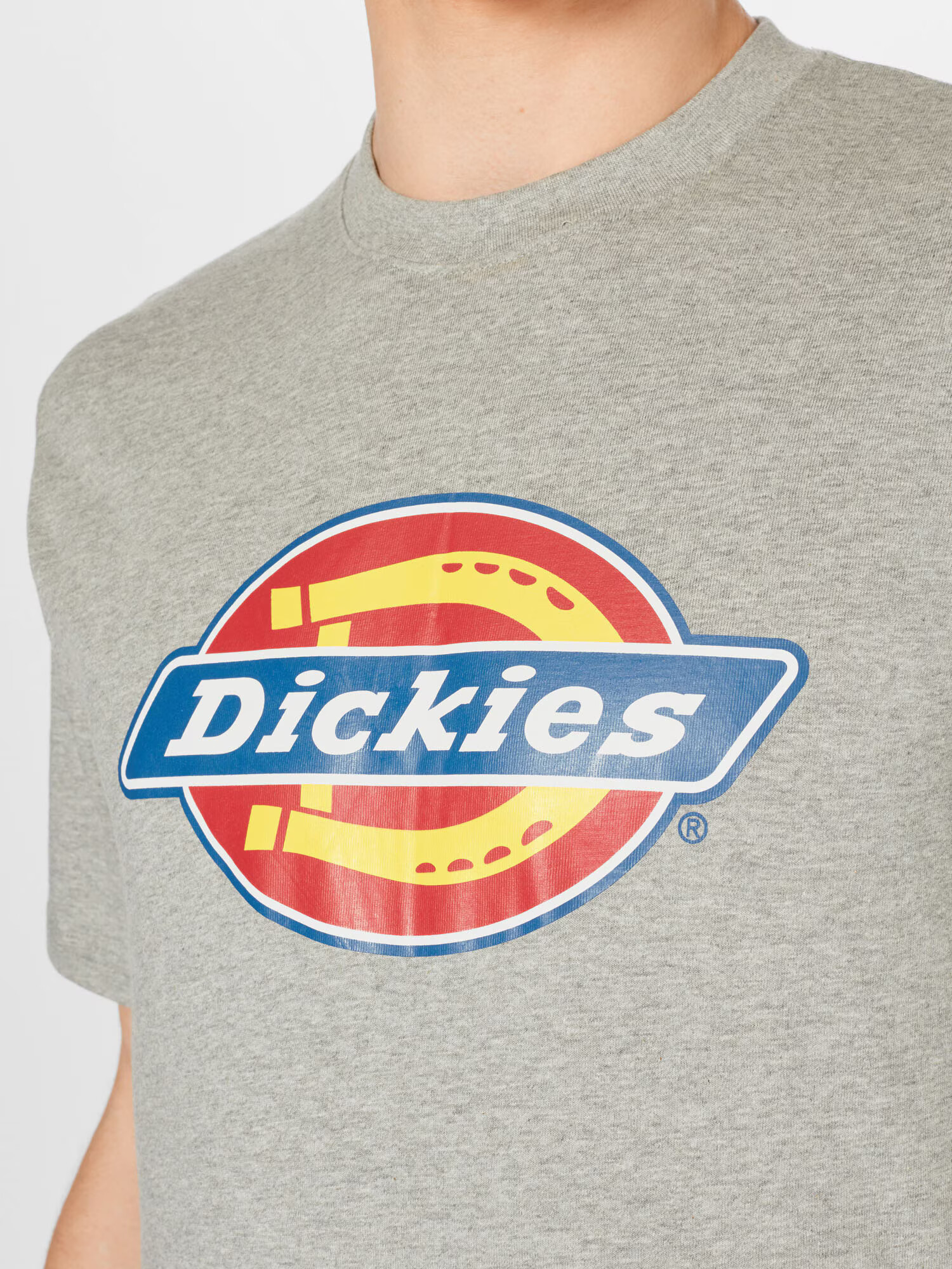 DICKIES Tricou 'Icon Logo' albastru regal / galben citron / gri amestecat / roși aprins / alb - Pled.ro