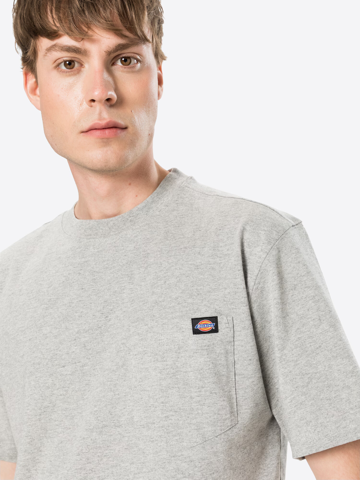 DICKIES Tricou 'Porterdale' gri - Pled.ro