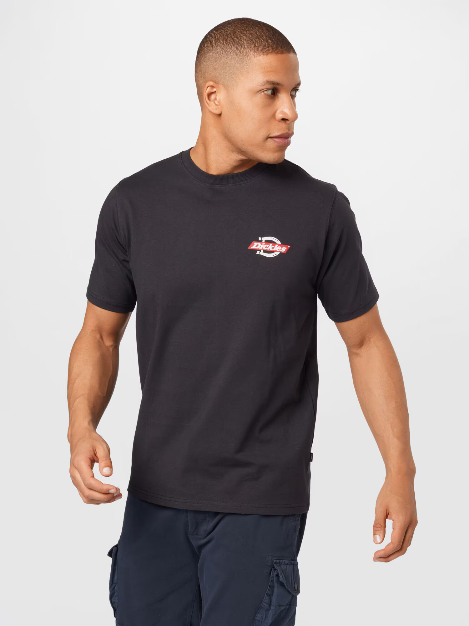 DICKIES Tricou 'RUSTON' verde măr / roșu / negru - Pled.ro