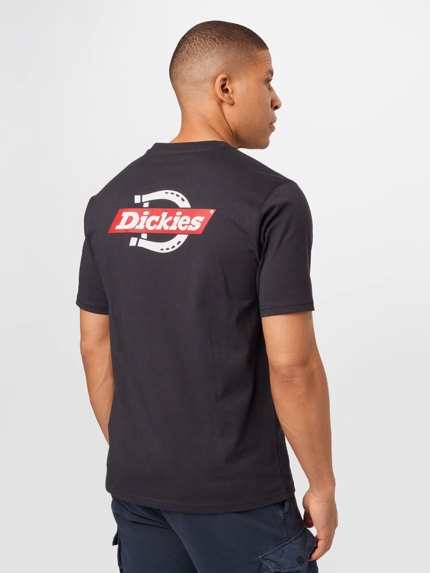 DICKIES Tricou 'RUSTON' verde măr / roșu / negru - Pled.ro