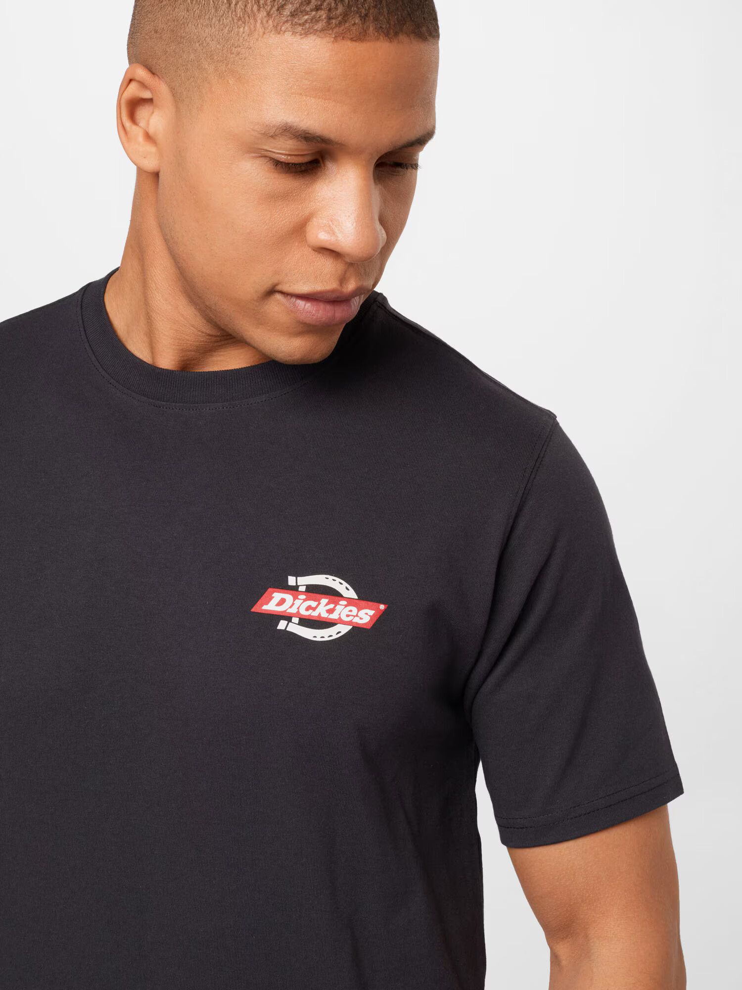 DICKIES Tricou 'RUSTON' verde măr / roșu / negru - Pled.ro