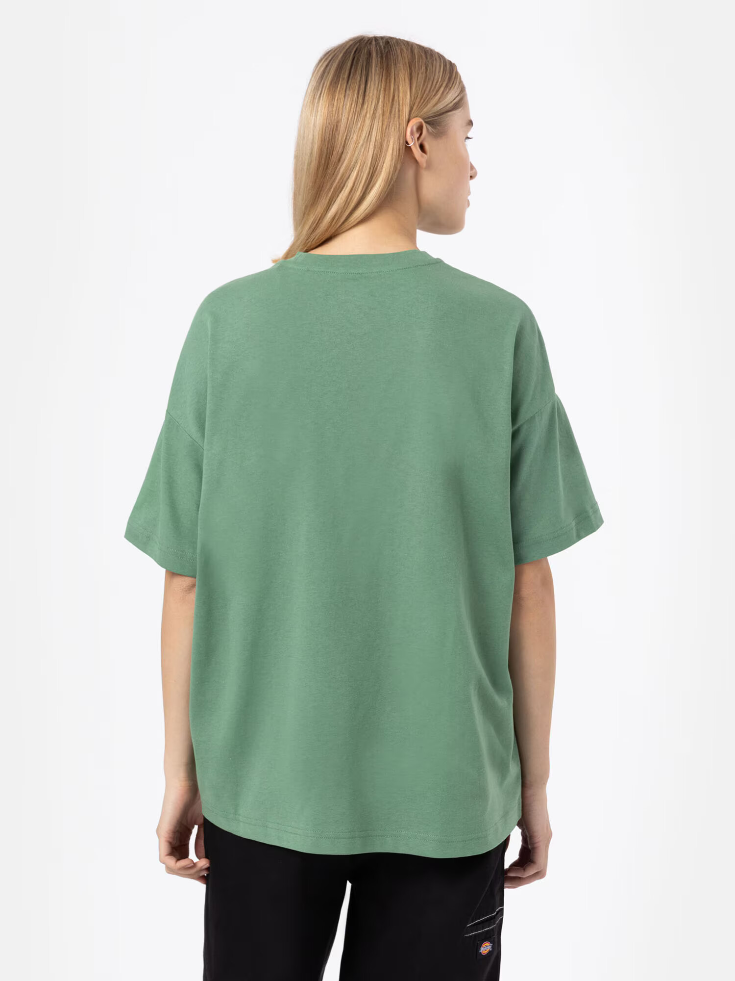 DICKIES Tricou verde / alb - Pled.ro