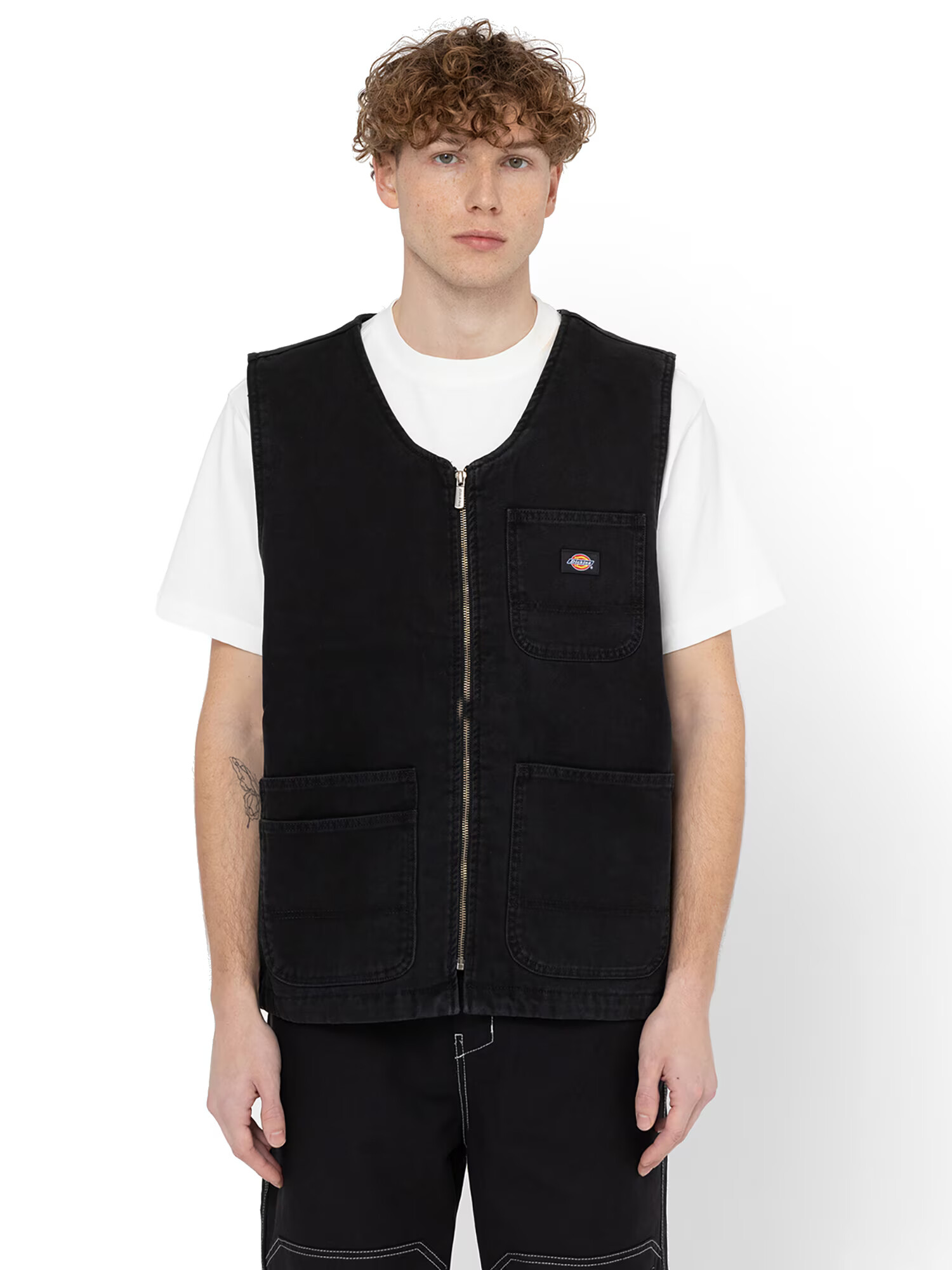 DICKIES Vestă 'Duck' negru - Pled.ro