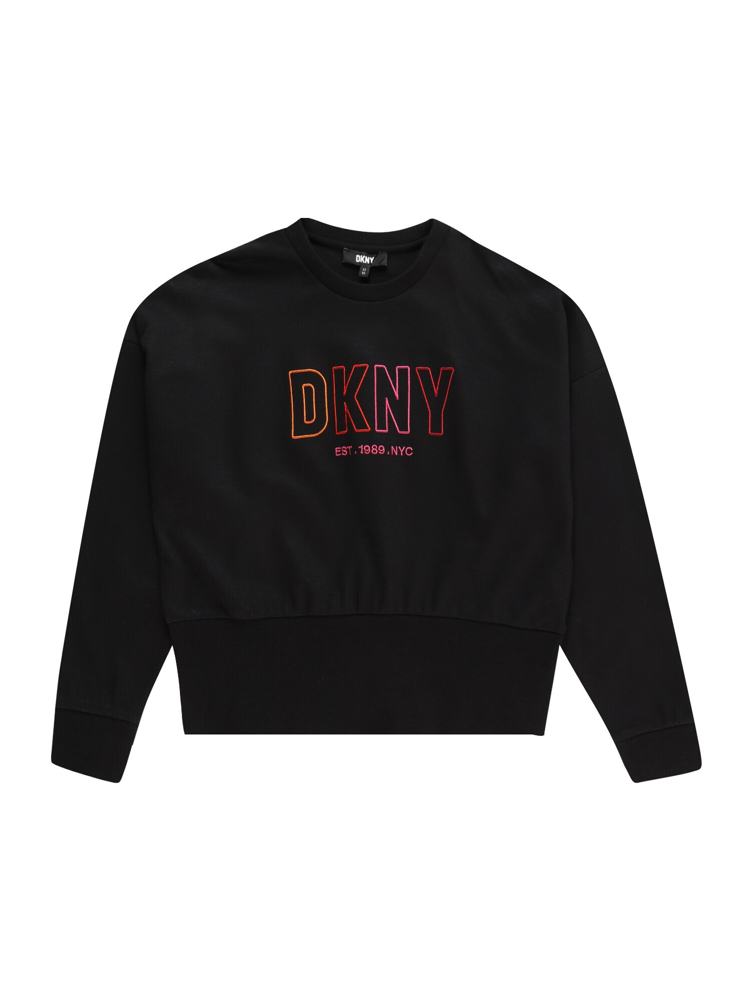 DKNY Bluză de molton portocaliu / roz / roșu / negru - Pled.ro