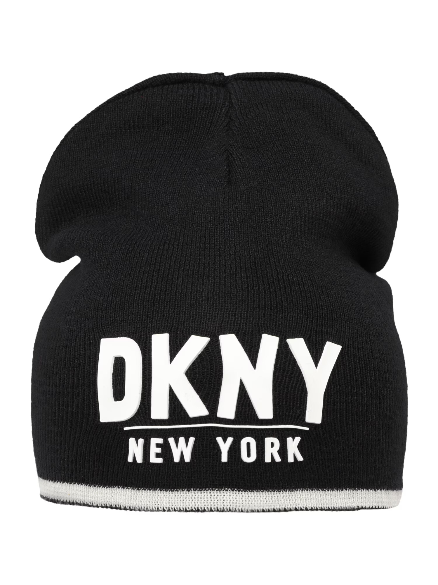 DKNY Căciulă negru / alb - Pled.ro