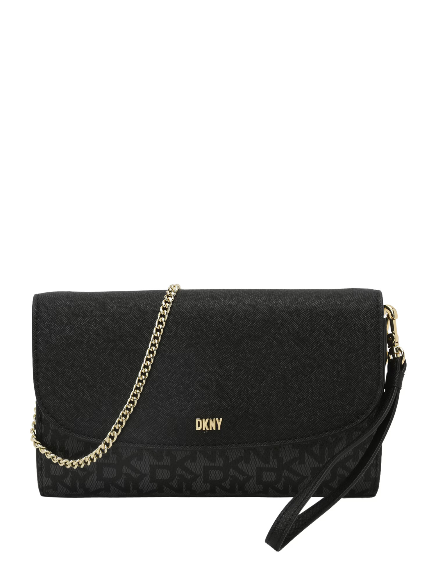 DKNY Clutch 'SIDNEY' gri închis / negru - Pled.ro