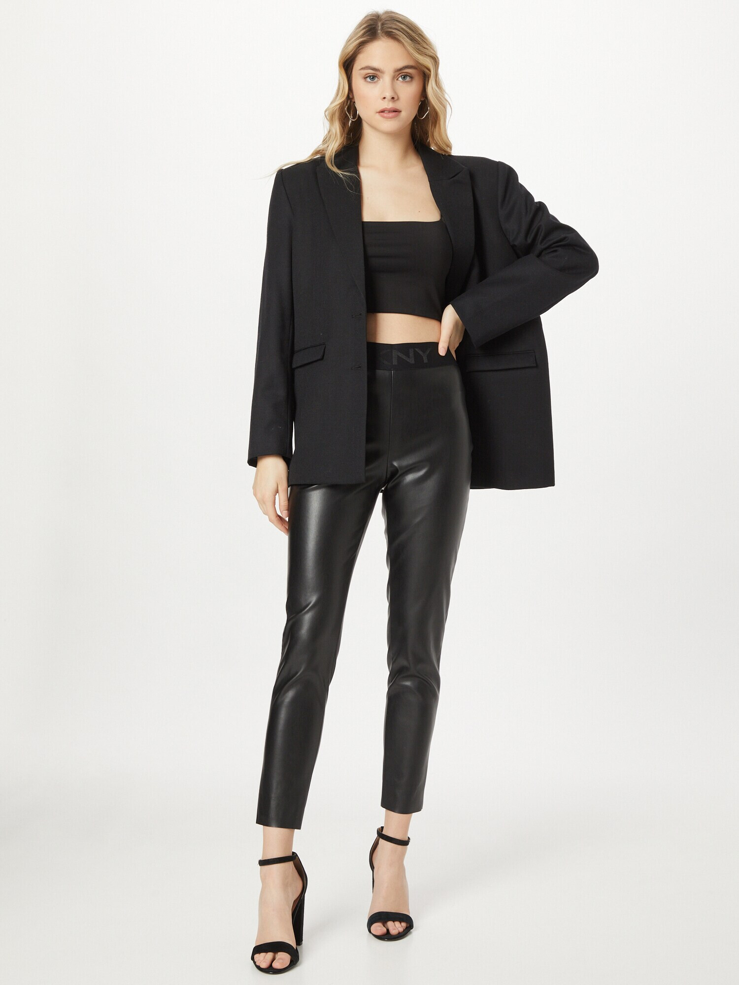 DKNY Leggings negru - Pled.ro