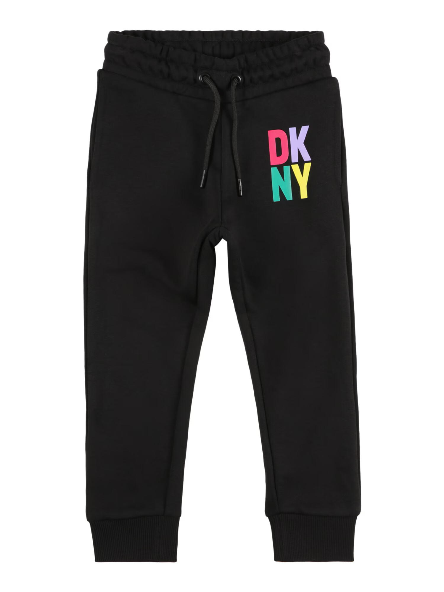 DKNY Pantaloni galben / mov deschis / roz / negru - Pled.ro