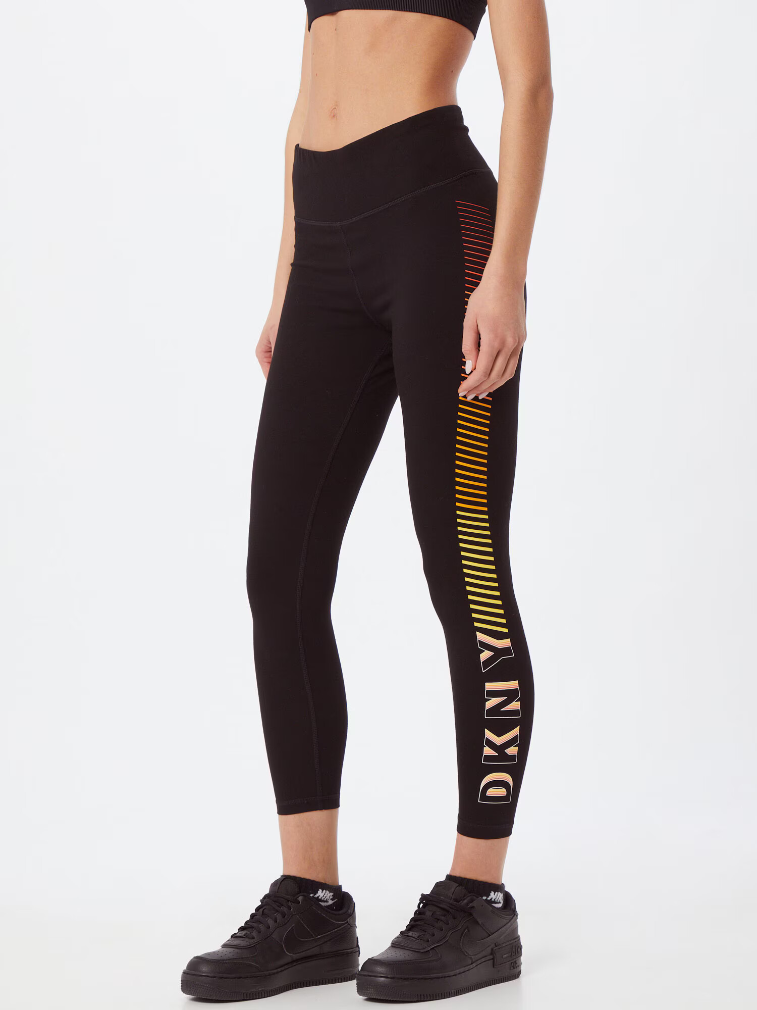 DKNY Performance Pantaloni sport galben / portocaliu / negru - Pled.ro