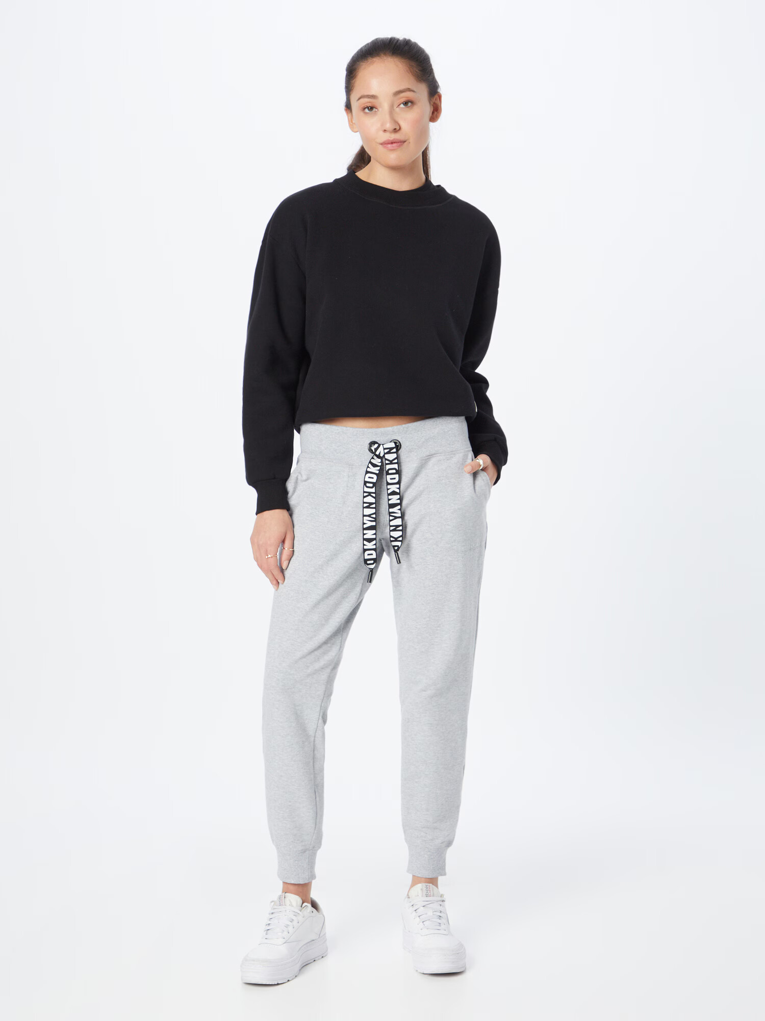 DKNY Performance Pantaloni sport gri amestecat - Pled.ro