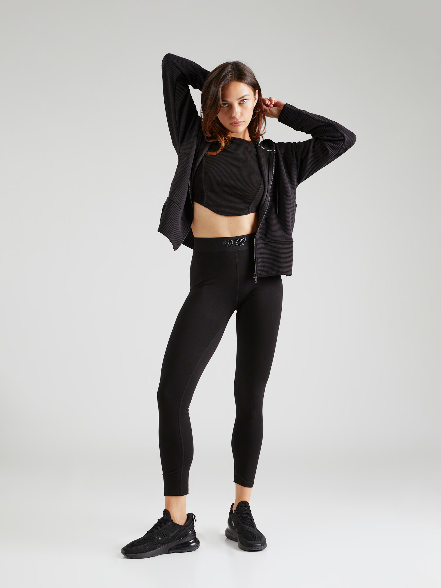 DKNY Performance Pantaloni sport negru - Pled.ro