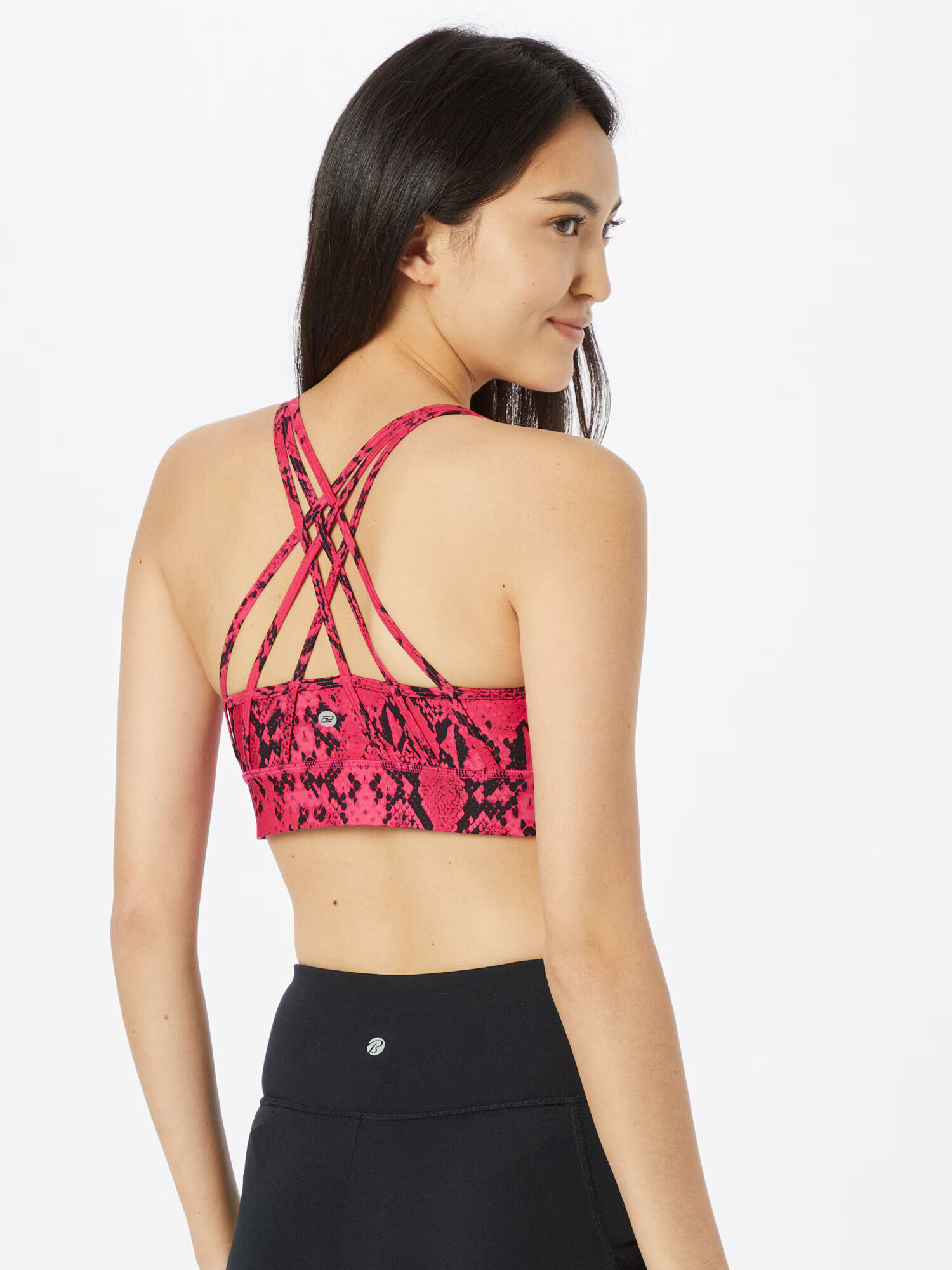 DKNY Performance Sutien sport roșu / negru - Pled.ro