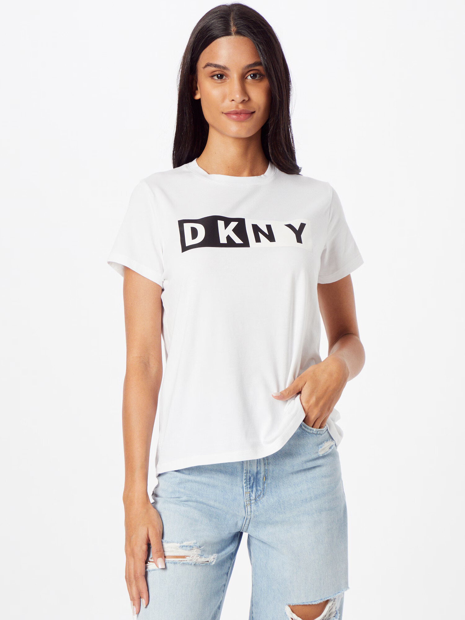 DKNY Performance Tricou alb - Pled.ro