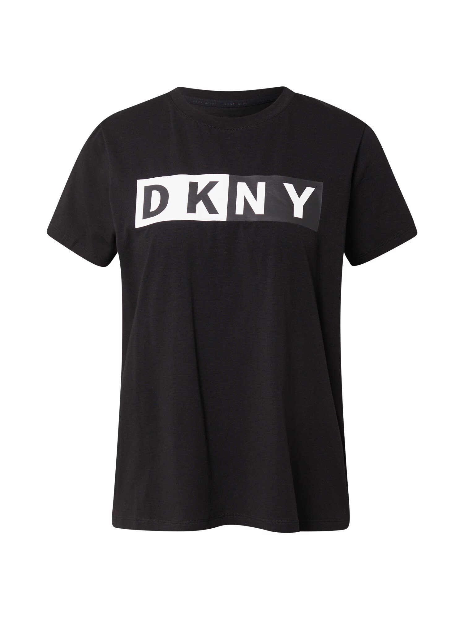 DKNY Performance Tricou negru / alb - Pled.ro