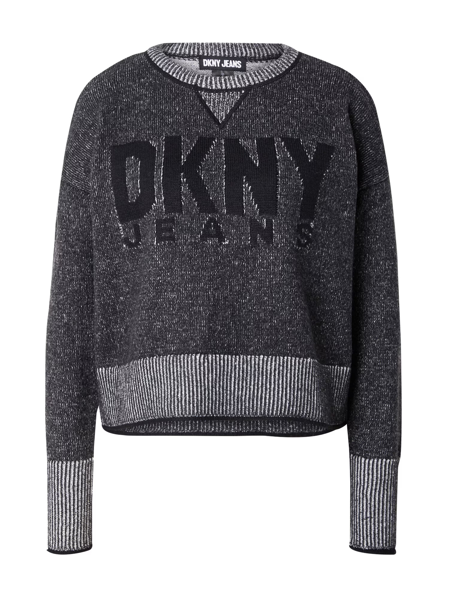 DKNY Pulover negru amestecat - Pled.ro