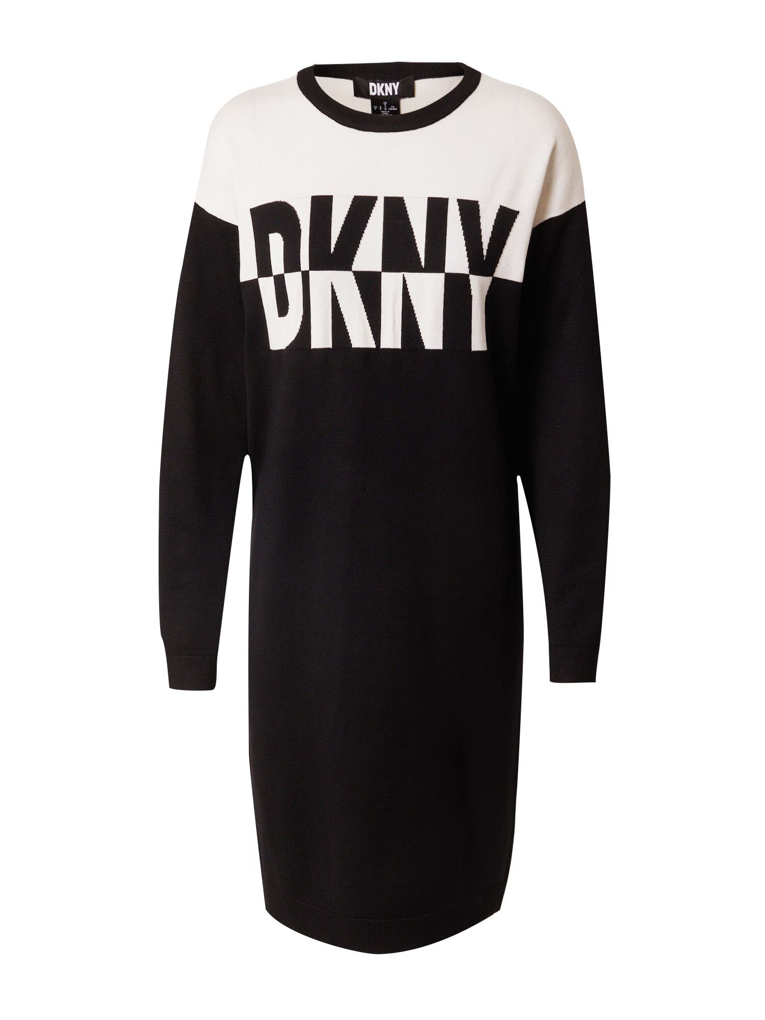 DKNY Rochie fildeş / negru - Pled.ro