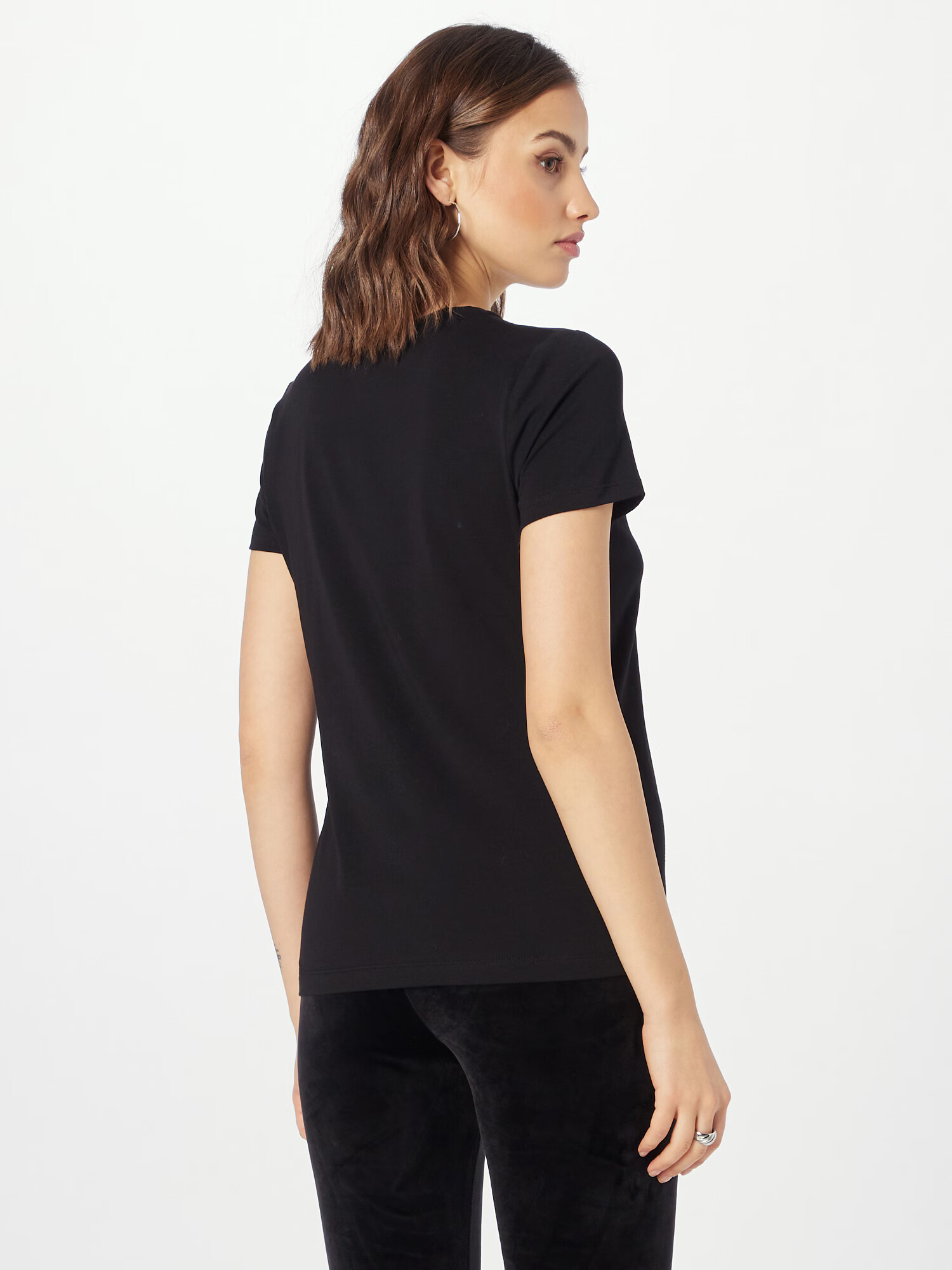 DKNY Tricou auriu / negru / argintiu - Pled.ro