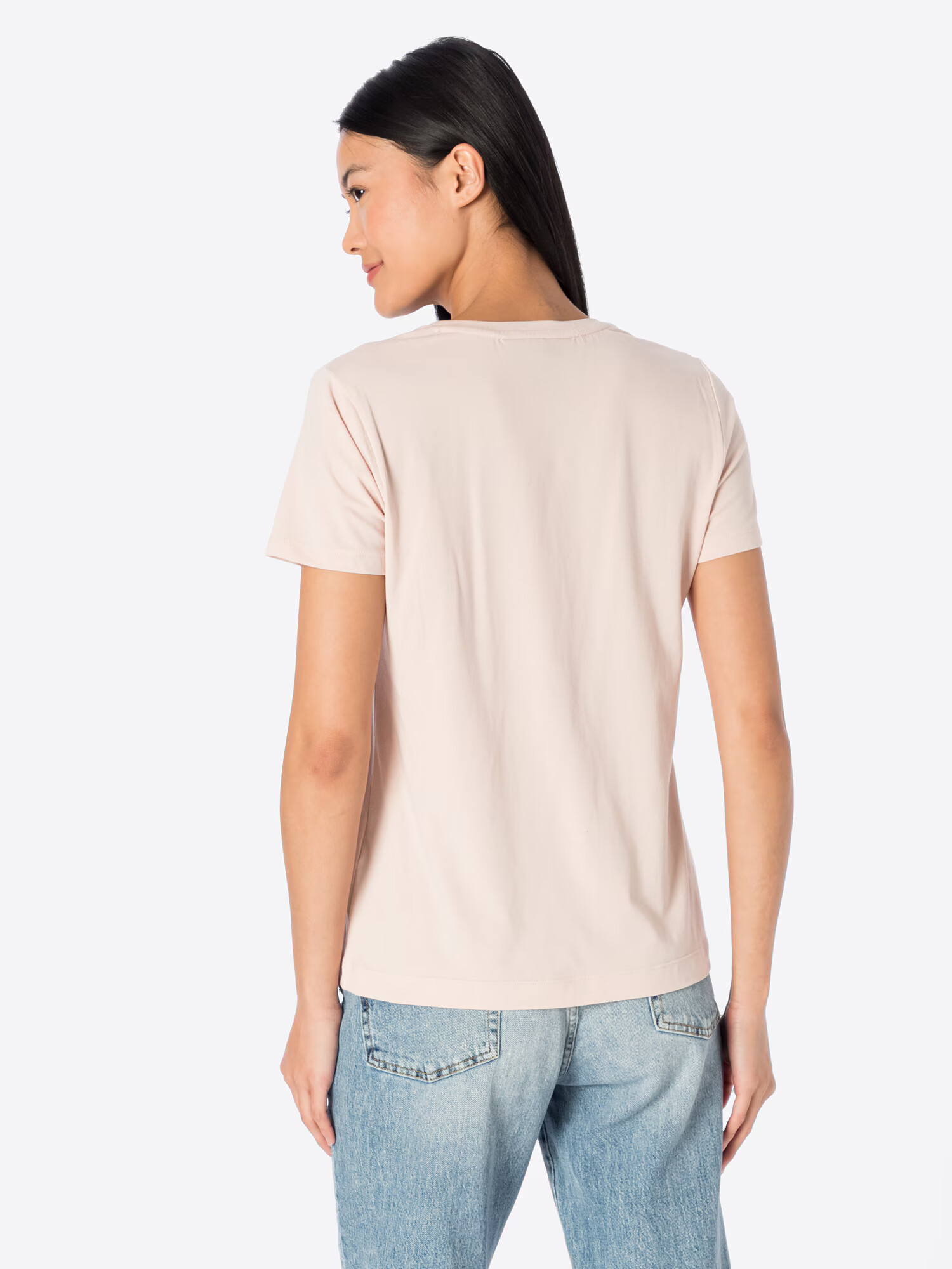 DKNY Tricou portocaliu pastel / roz / argintiu - Pled.ro