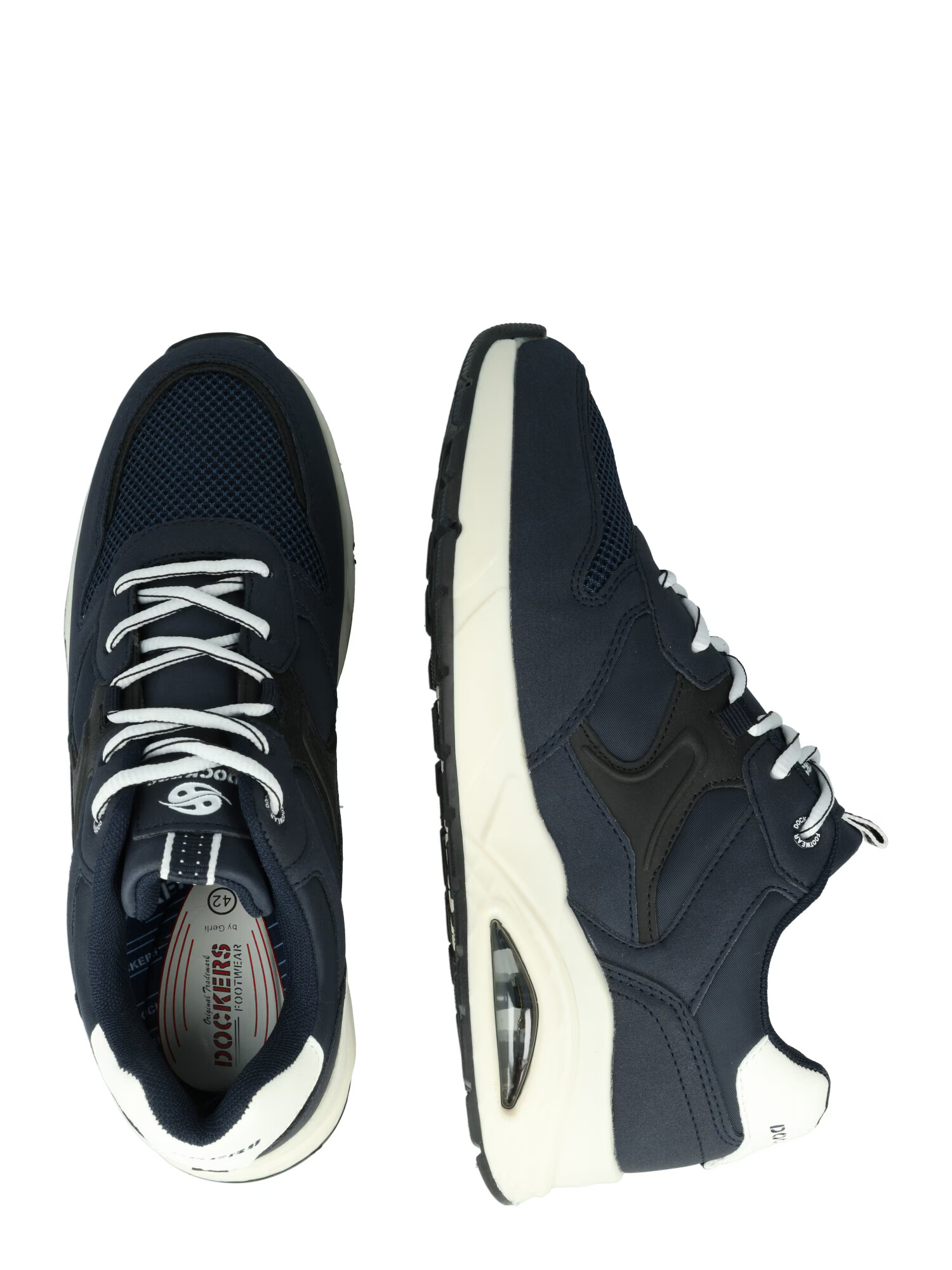 Dockers by Gerli Sneaker low bleumarin / negru / alb - Pled.ro