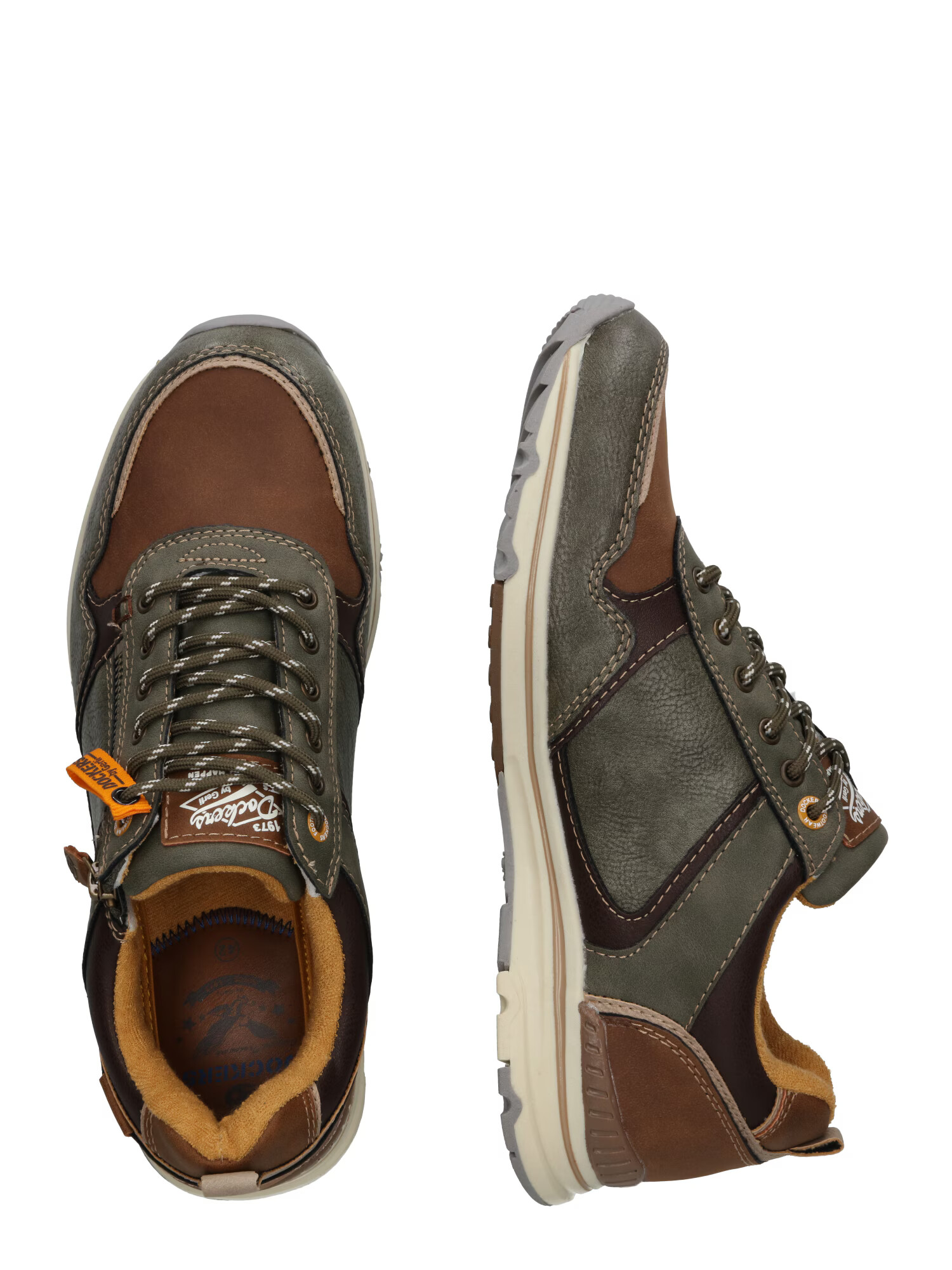 Dockers by Gerli Sneaker low maro / galben auriu / oliv - Pled.ro