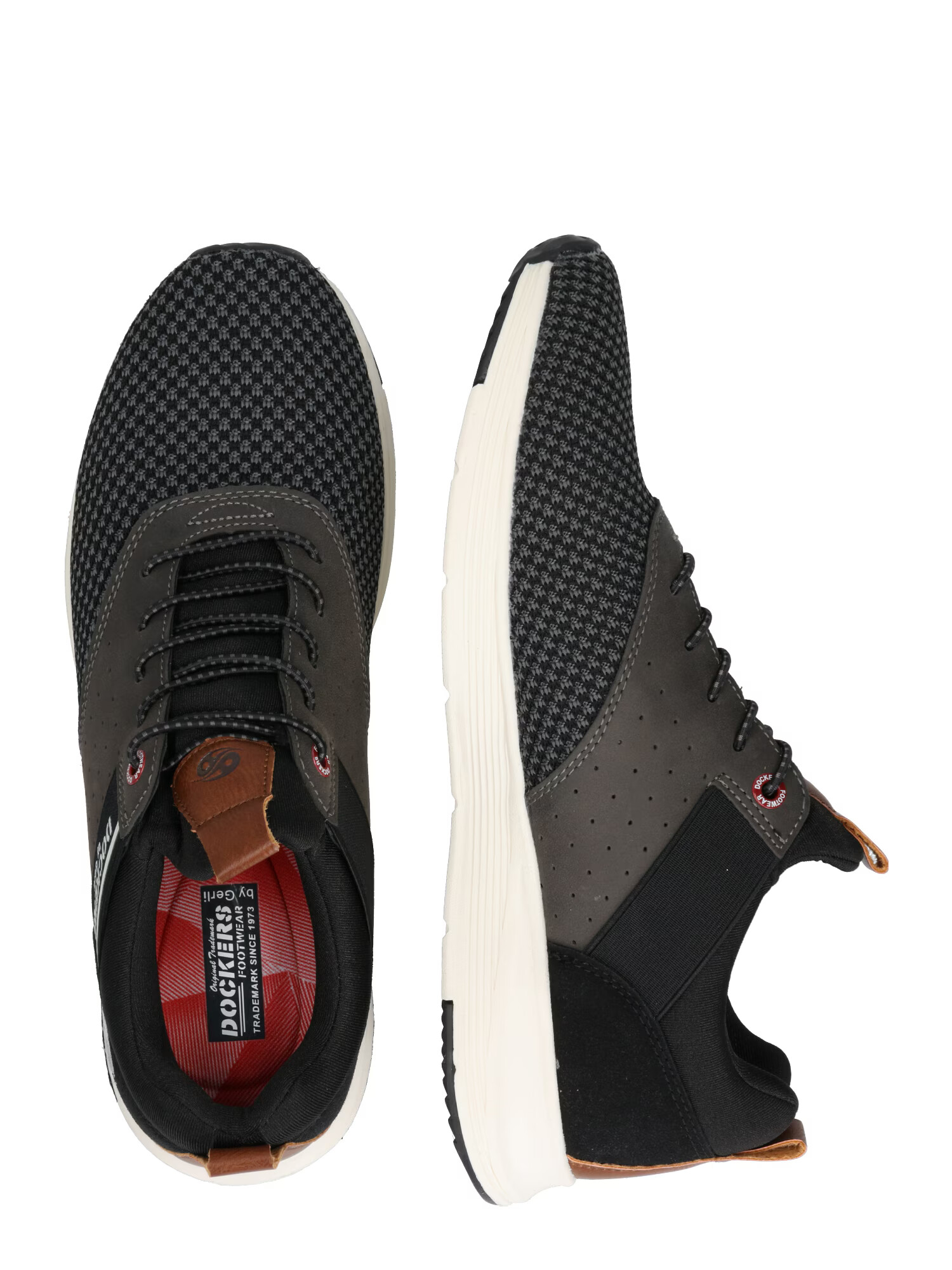 Dockers by Gerli Sneaker low șamoa / gri grafit / negru - Pled.ro