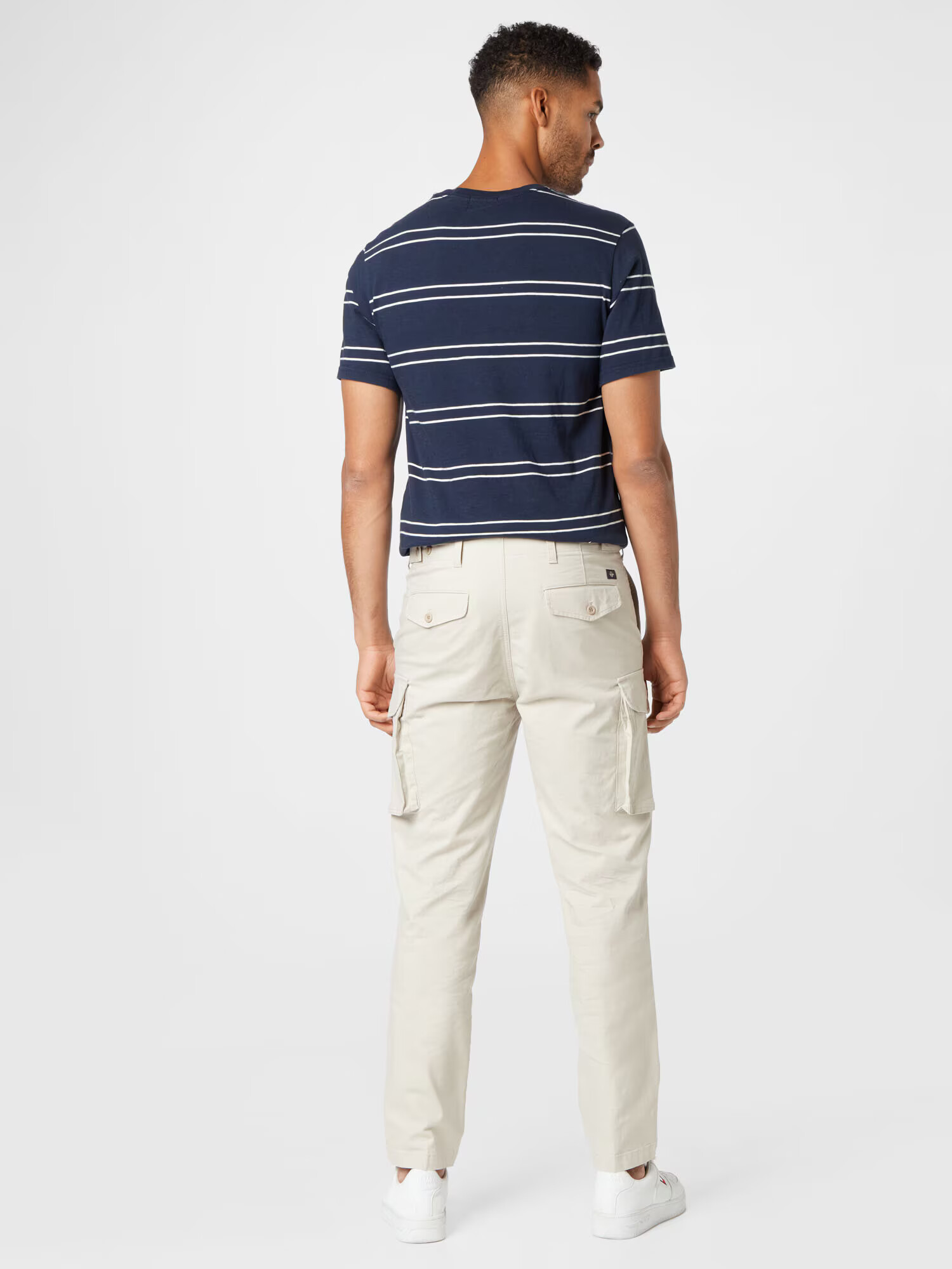 Dockers Pantaloni cu buzunare crem / alb lână - Pled.ro