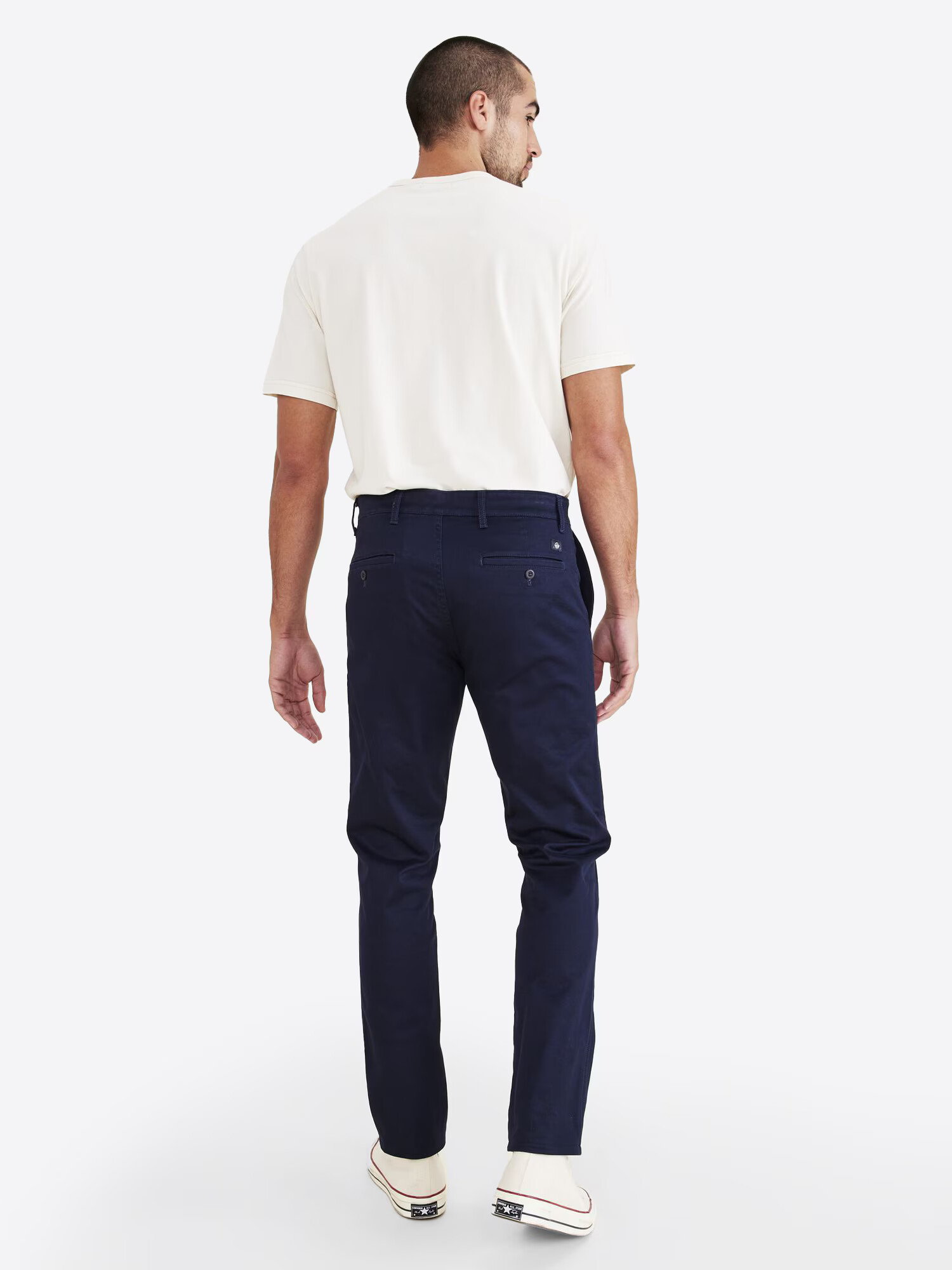 Dockers Pantaloni eleganți bleumarin - Pled.ro