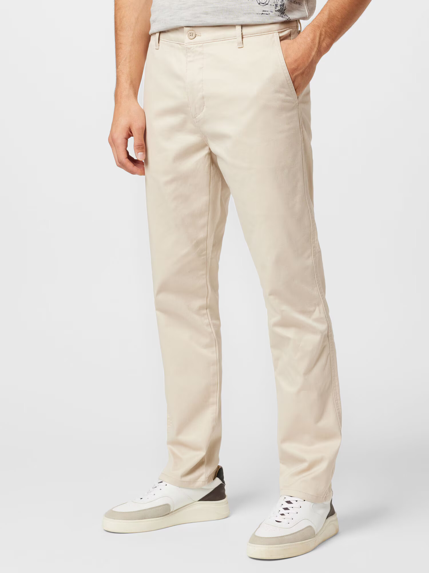 Dockers Pantaloni eleganți ecru - Pled.ro