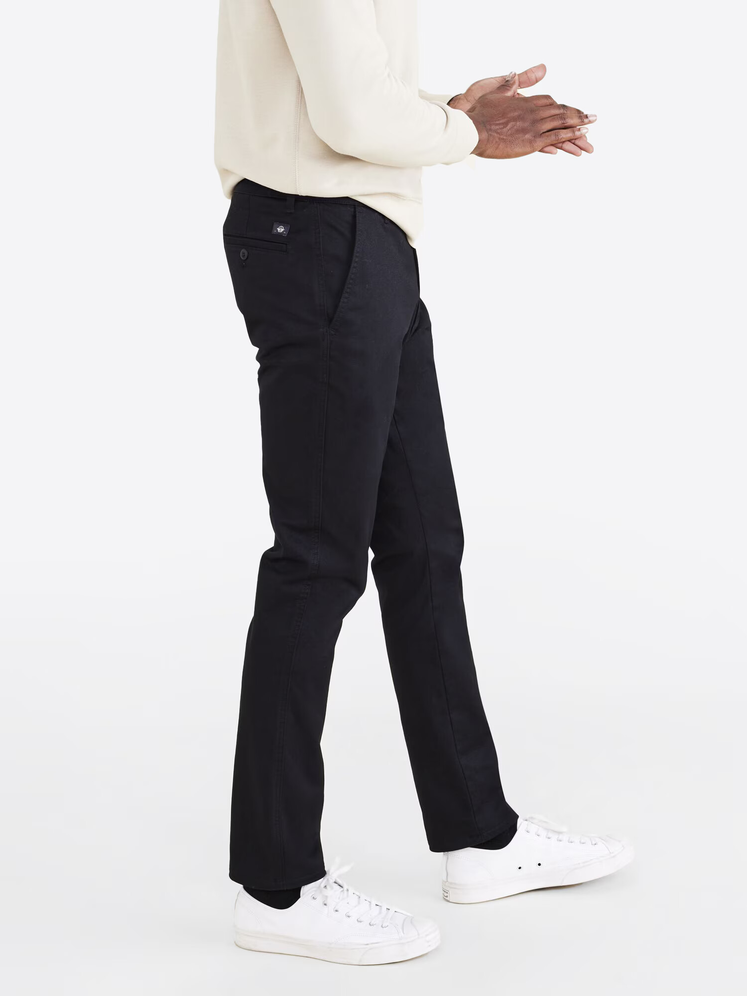 Dockers Pantaloni eleganți negru - Pled.ro