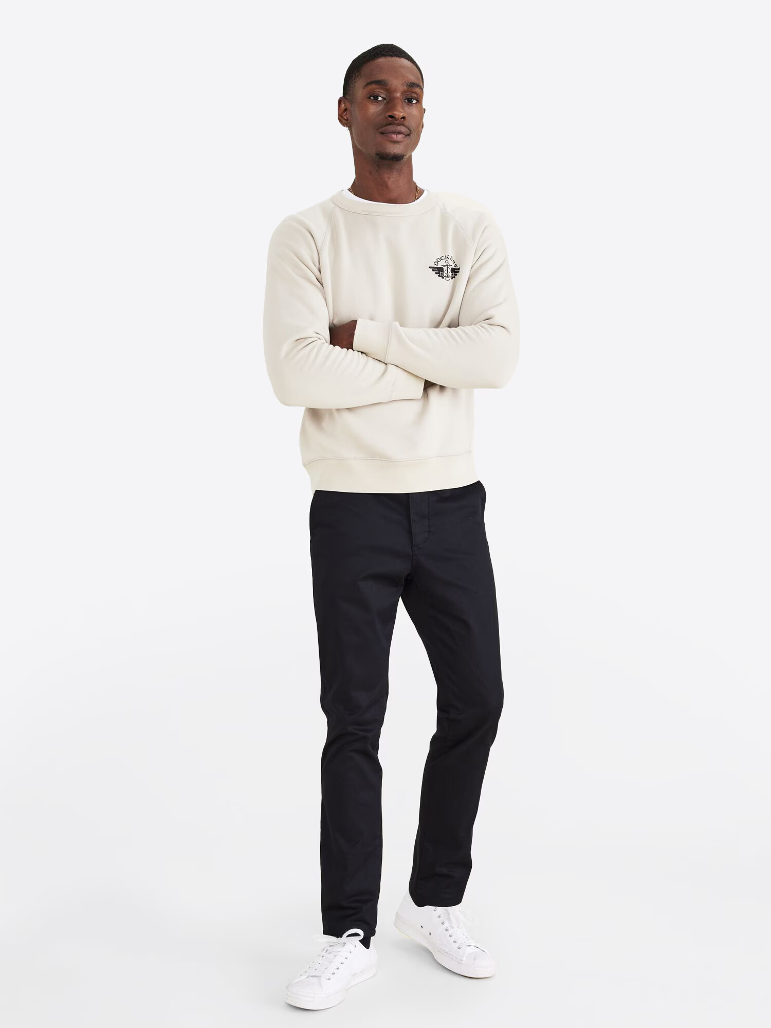 Dockers Pantaloni eleganți negru - Pled.ro