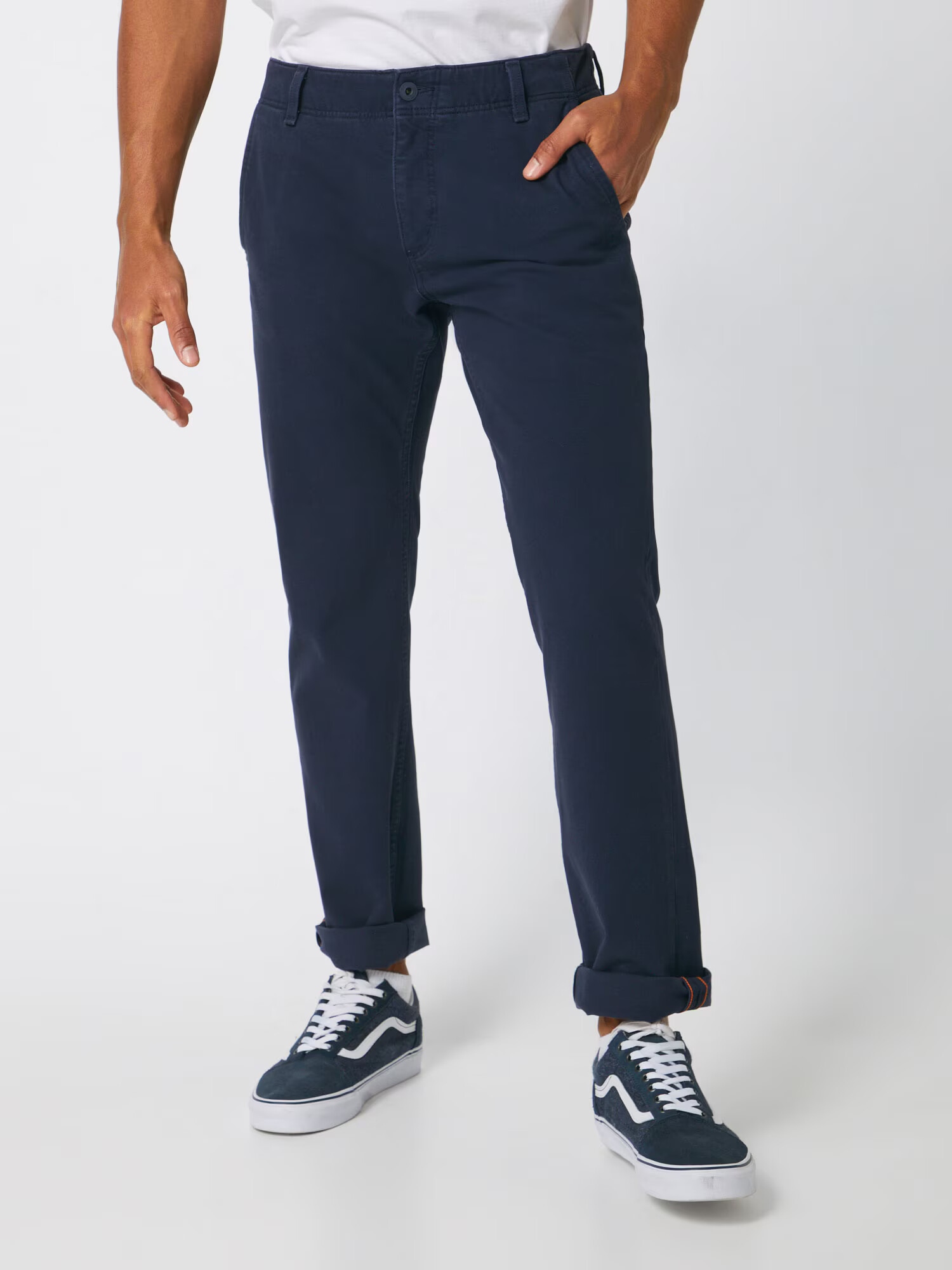 Dockers Pantaloni eleganți 'SMART 360 FLEX ALPHA SLIM (TAPERED)' albastru închis - Pled.ro