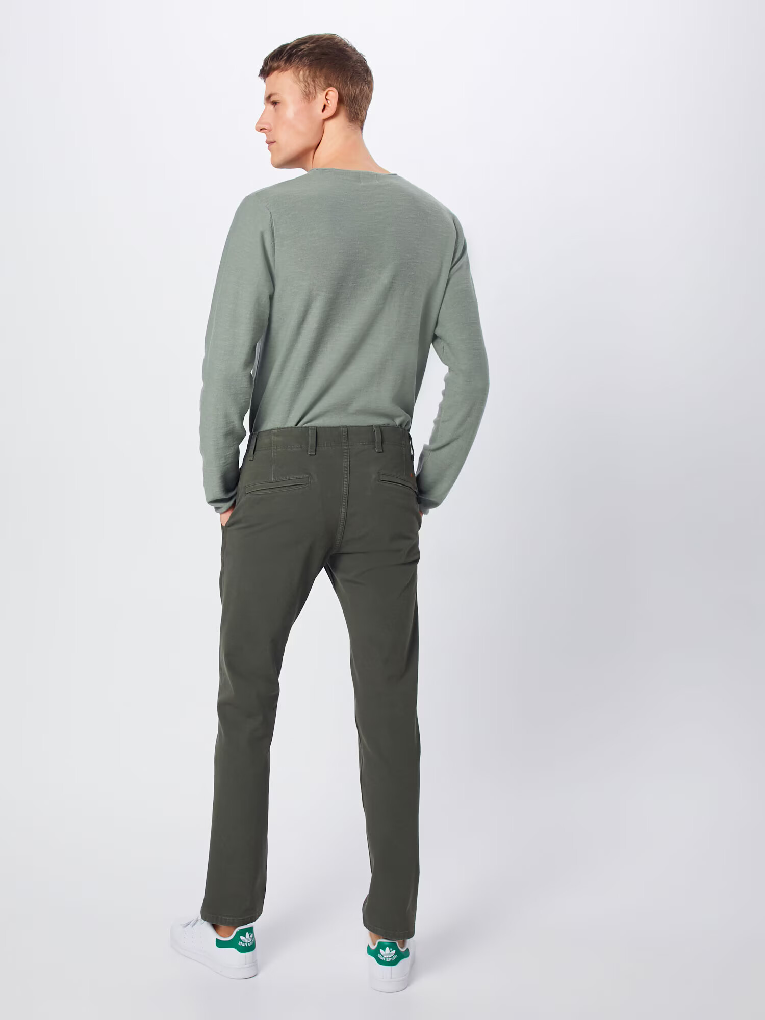 Dockers Pantaloni eleganți 'SMART 360 FLEX ALPHA SLIM (TAPERED)' oliv - Pled.ro