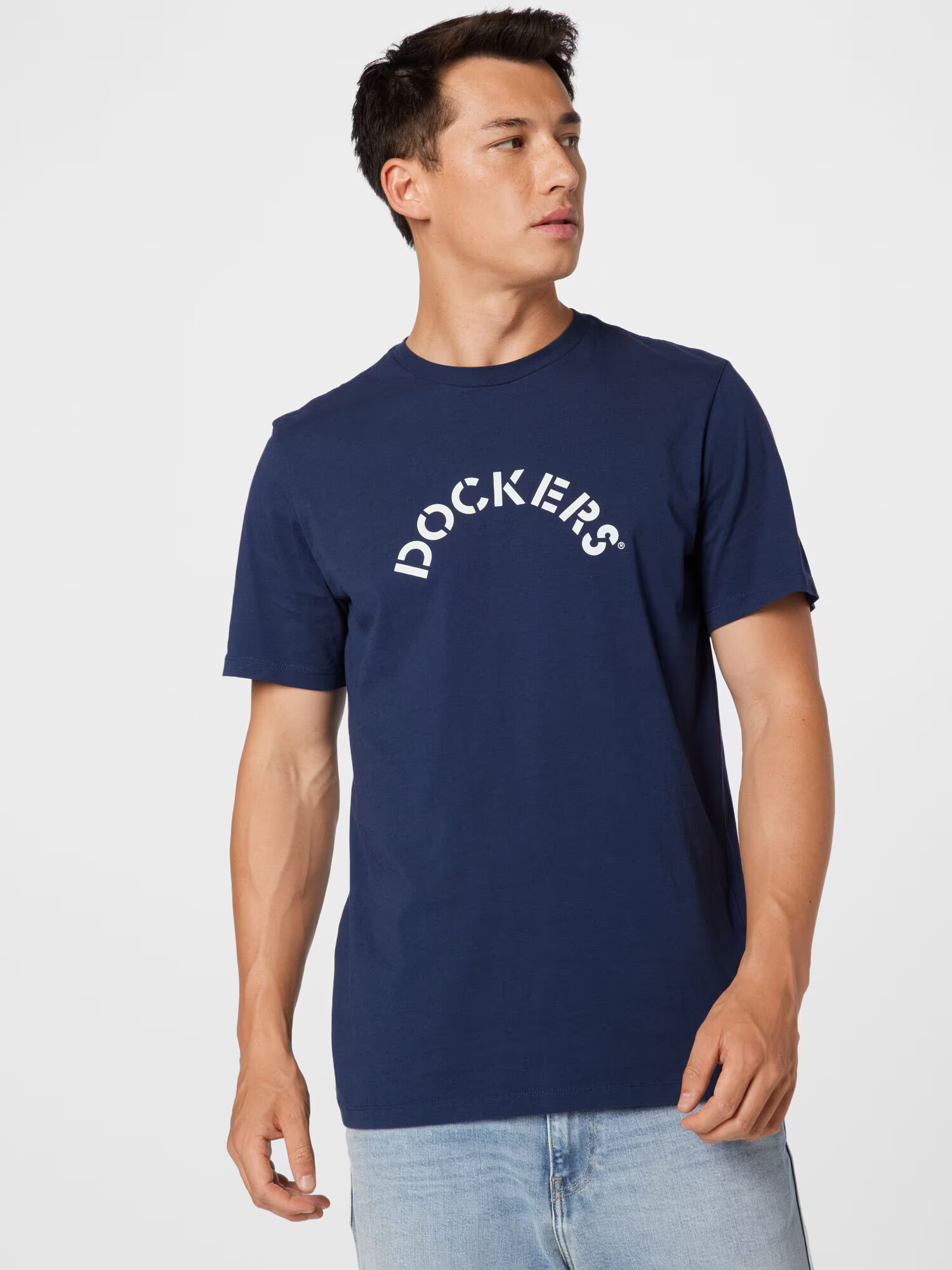 Dockers Tricou bleumarin / alb - Pled.ro