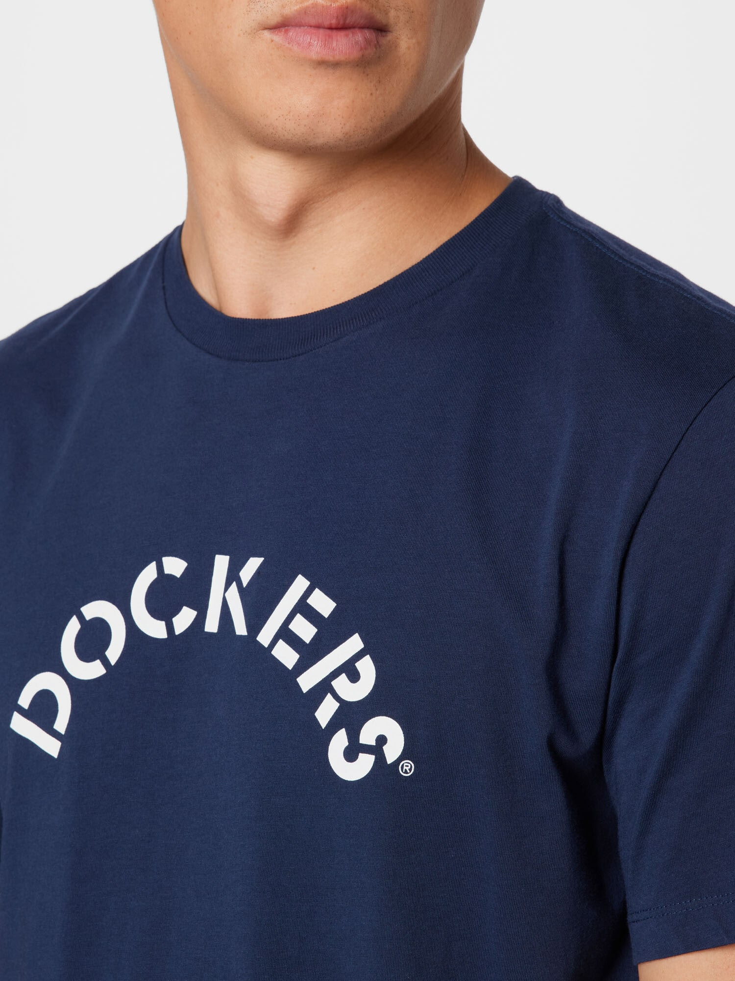 Dockers Tricou bleumarin / alb - Pled.ro