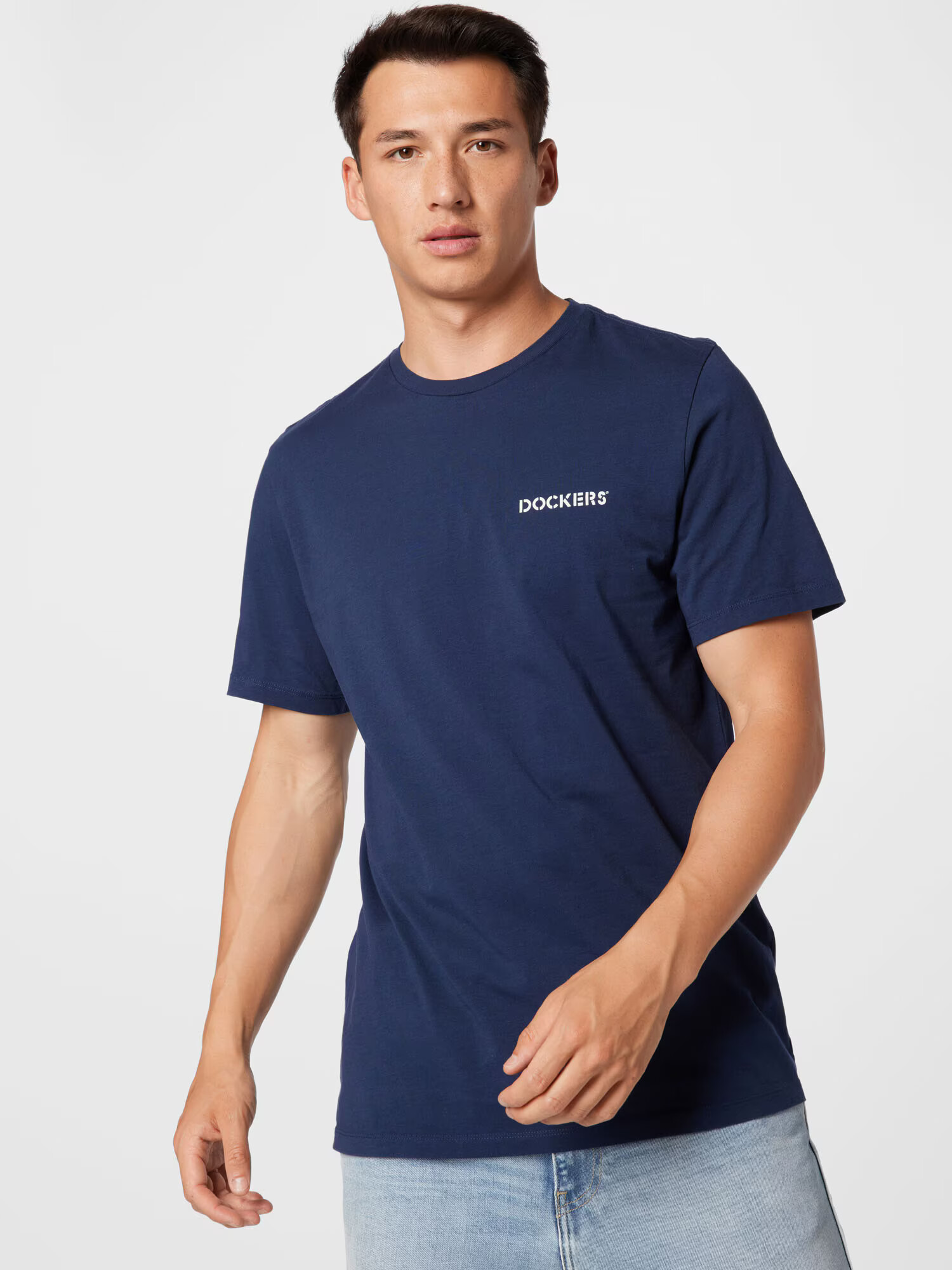 Dockers Tricou bleumarin / alb - Pled.ro