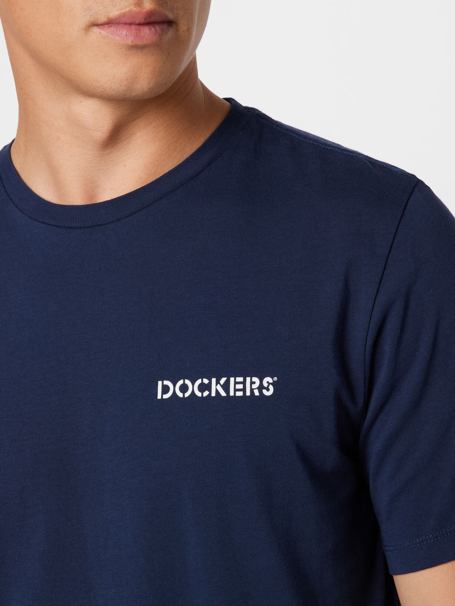 Dockers Tricou bleumarin / alb - Pled.ro